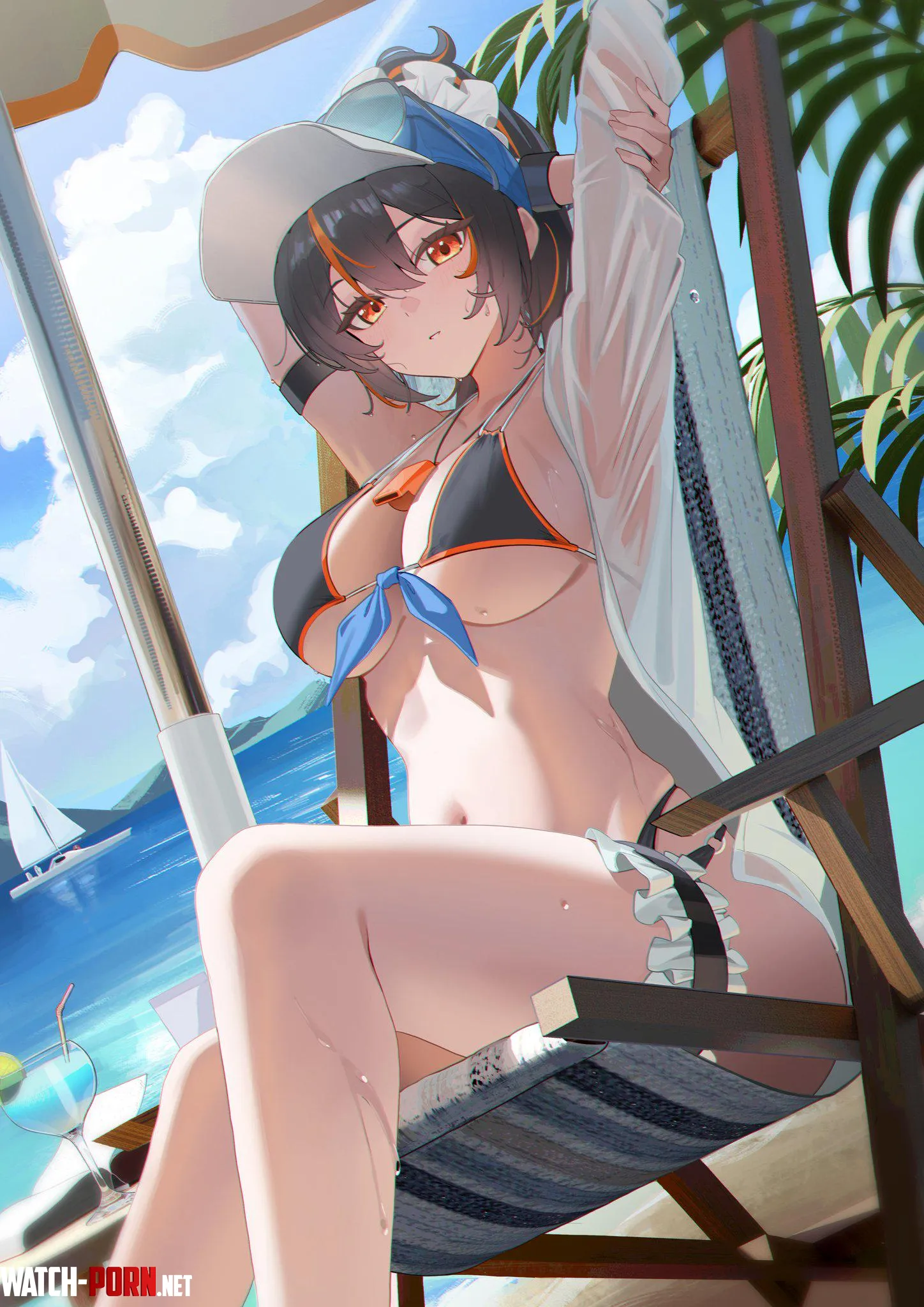 Zhu Yuan relaxing at a beach by marxsander2016