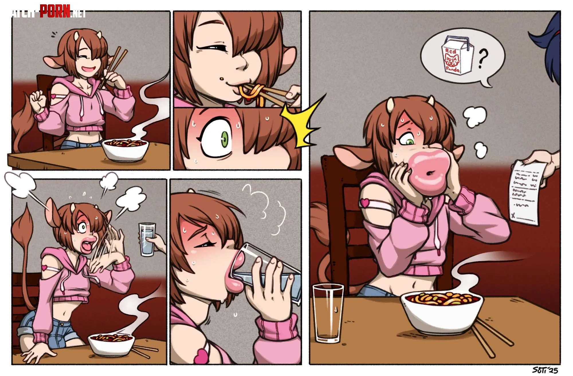 Extra Spicy Ramen by Sutibaru (Lip-Expansion) by DarthFetish