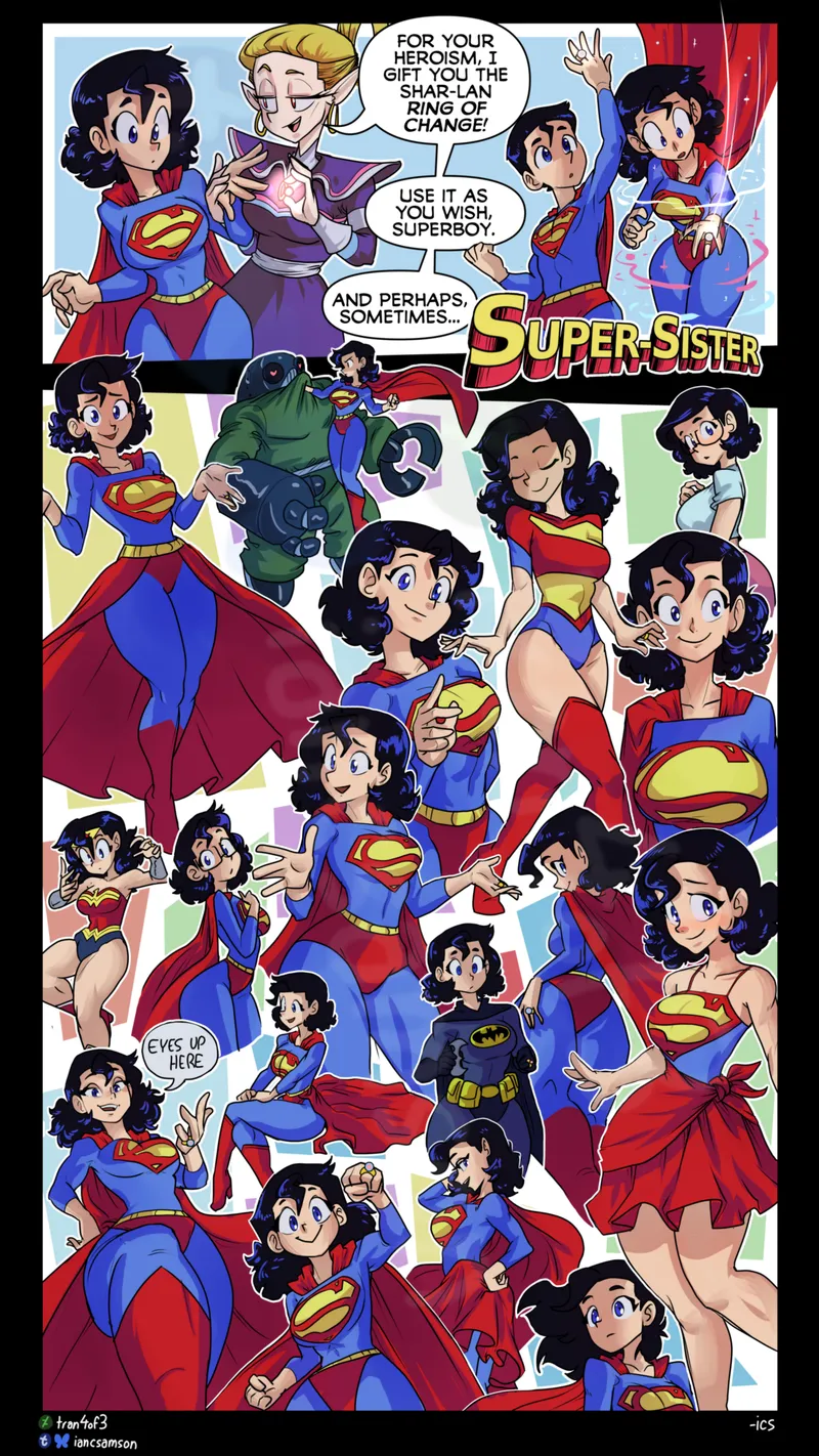 Thumbnail Super-Sister Collage: An Intense Transformation by Tran4of3