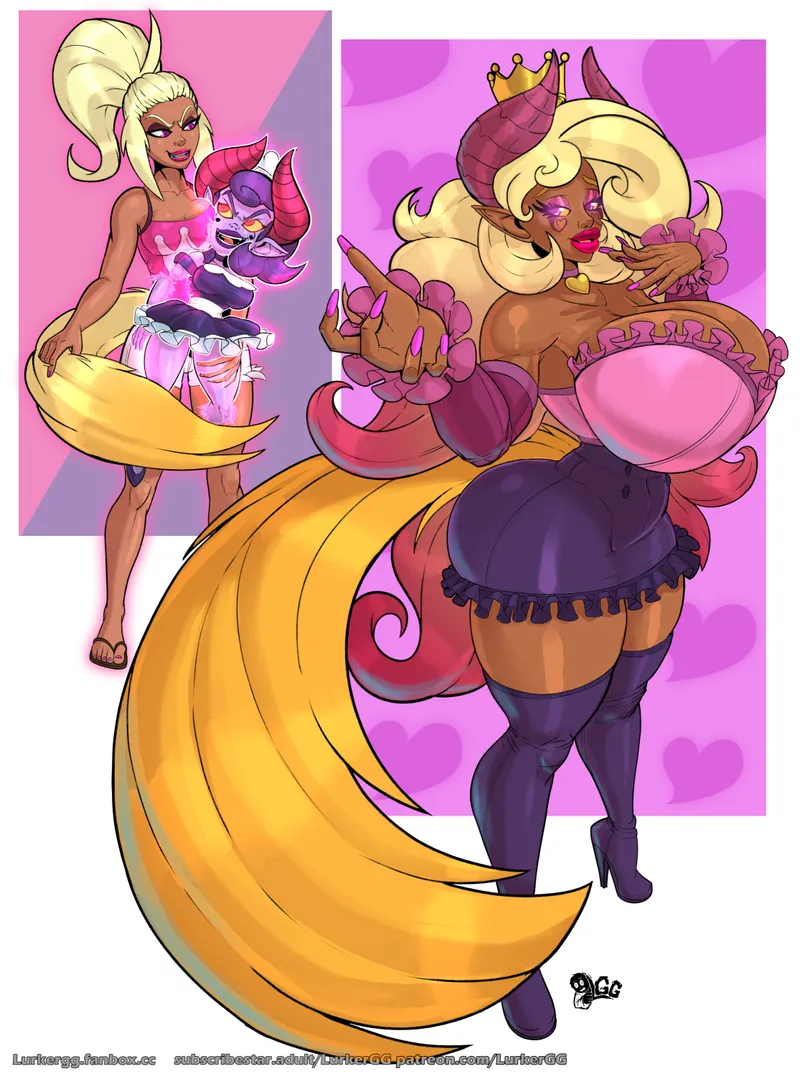 Thumbnail Britney and Lena Fusion Unveiled: LurkerGG's Transformation Wonderland