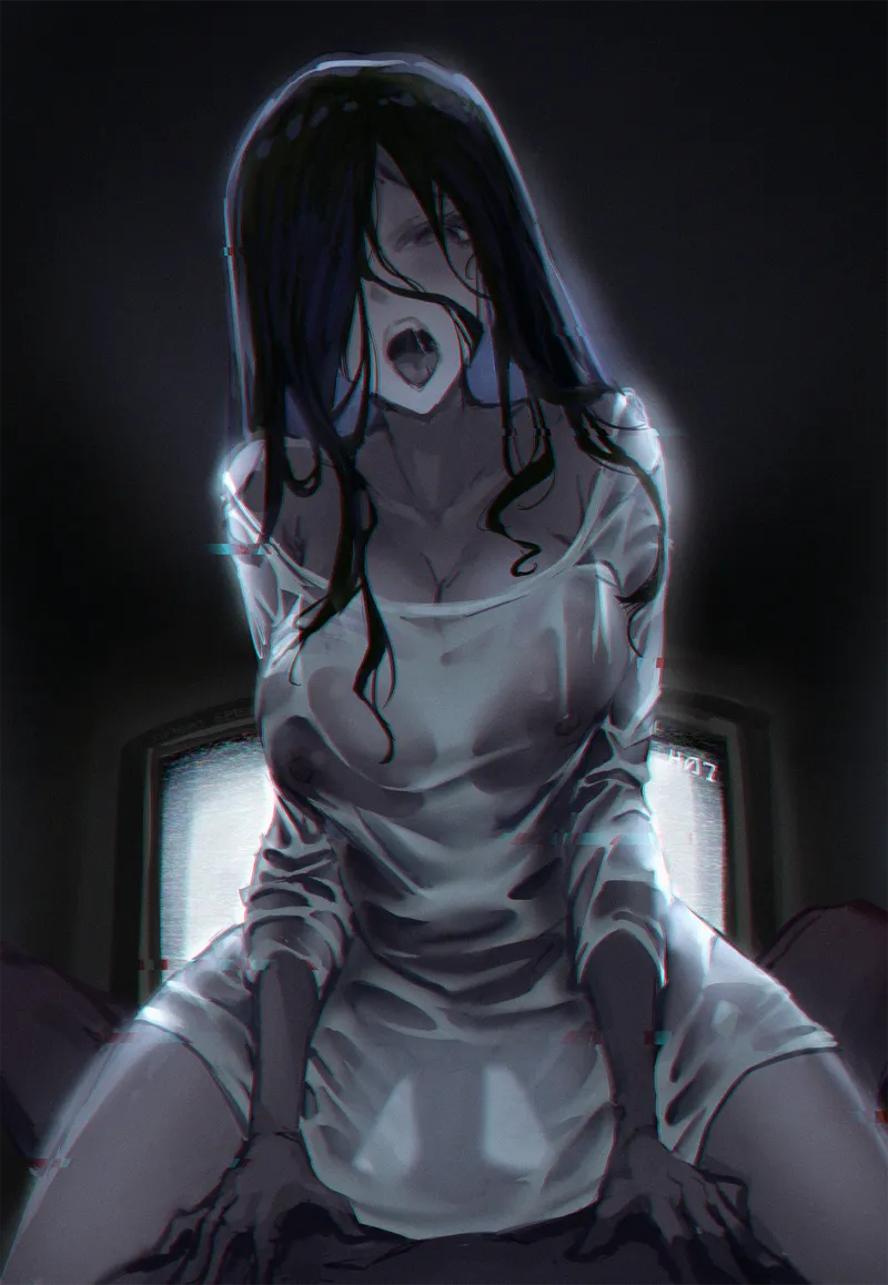 Thumbnail evil-panties' Sensual Sadako Art: The Ring's Passionate Encounter | rule34