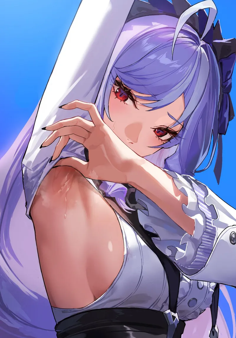 Thumbnail Imadesease Teases with 'Just a Peek :3' in Anime Armpits
