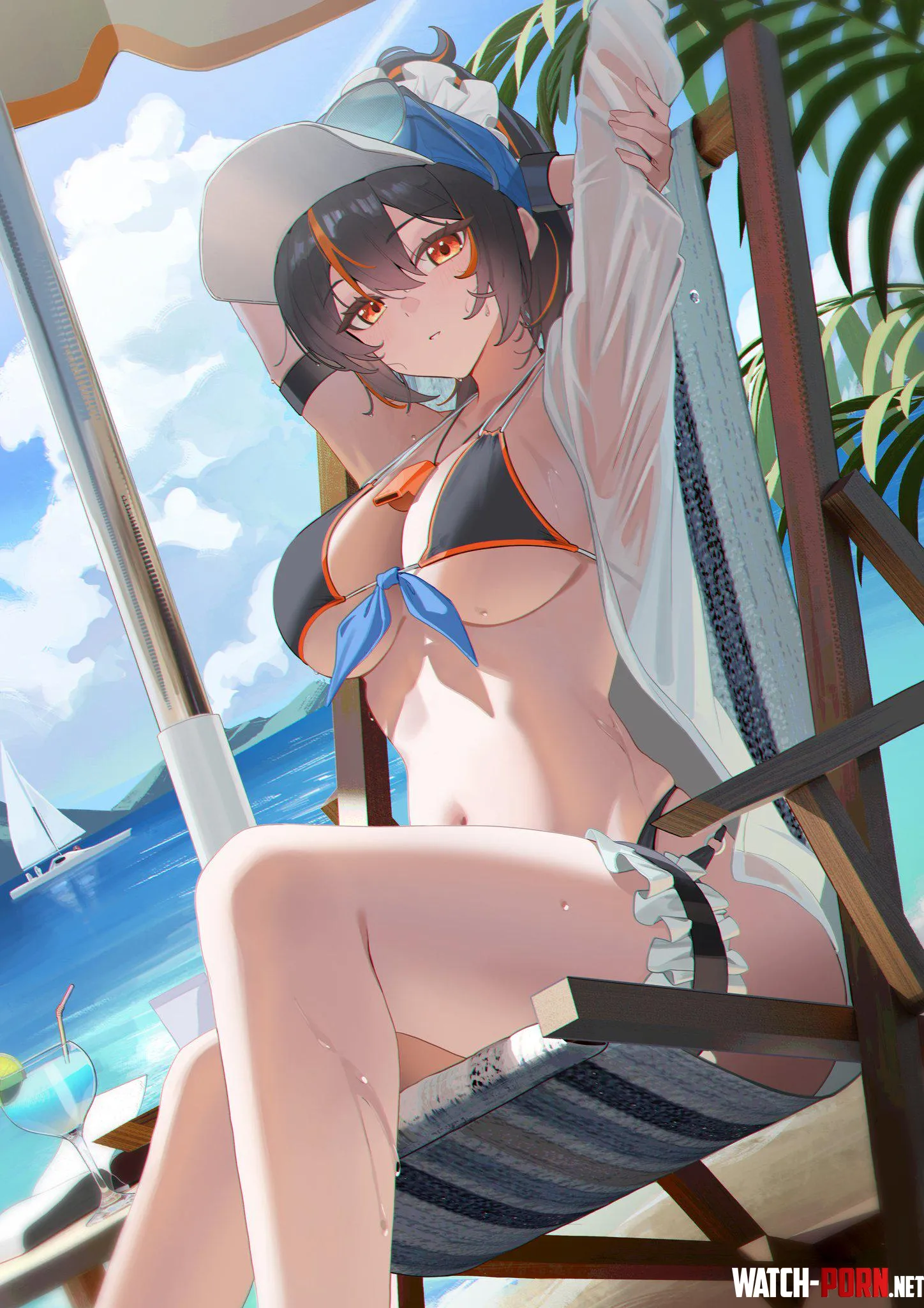 Zhu Yuan relaxing at a beach by marxsander2016