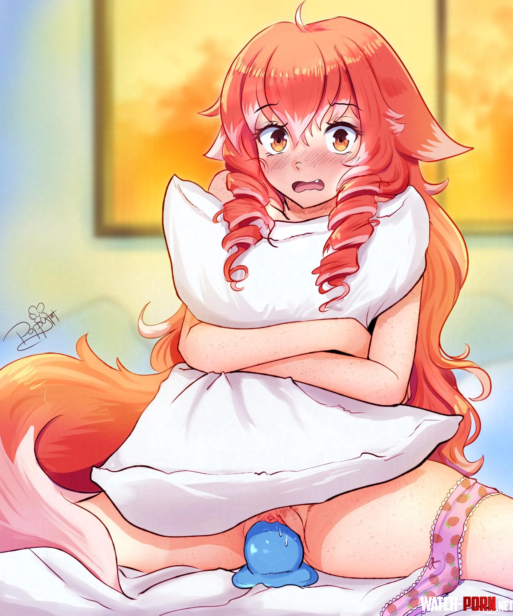 Attempting to hide (Poppytart) by Scipio-Maior