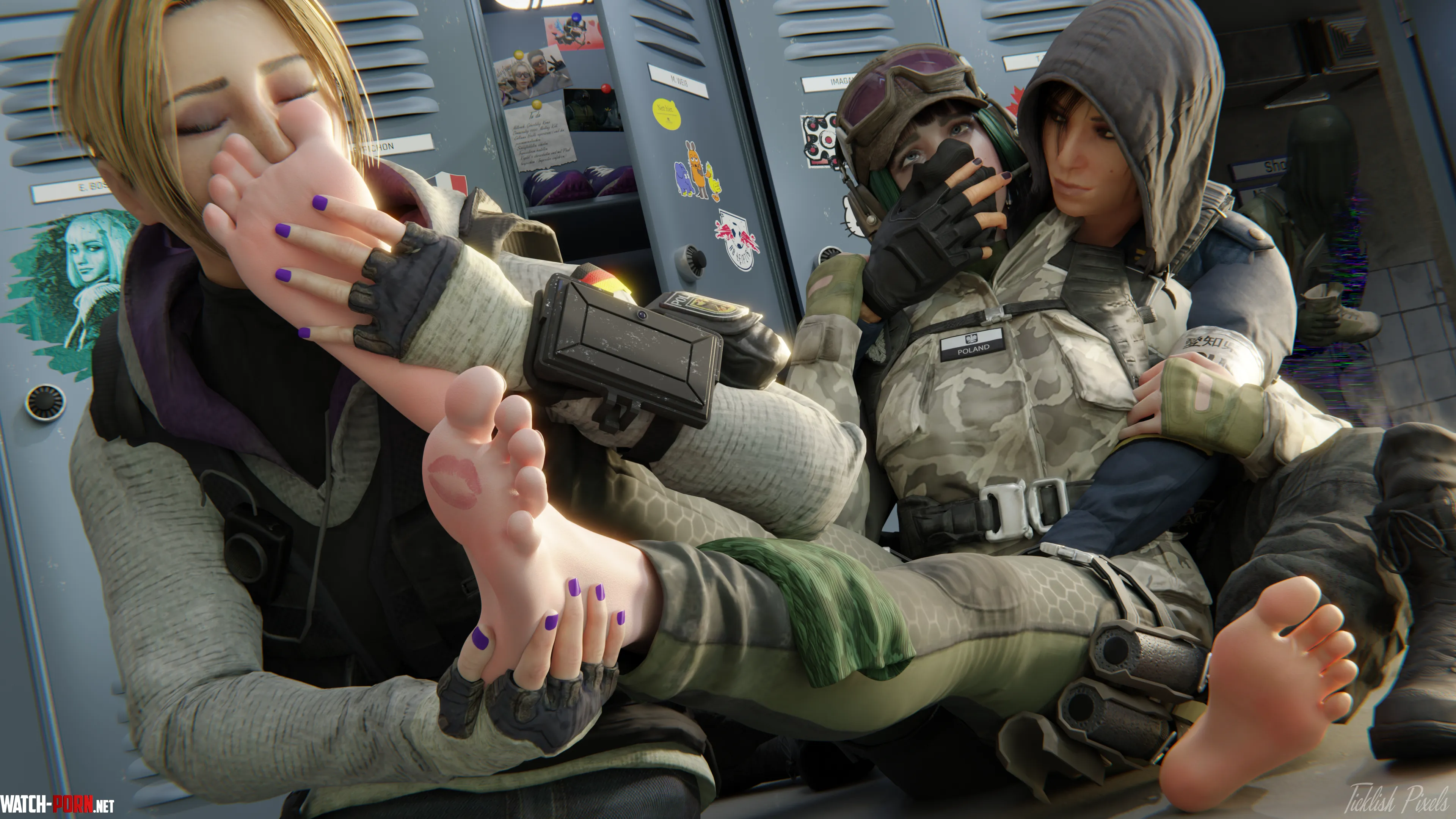 Ela, Iq and Hibana (TicklishPixels) by ObligationKey7329