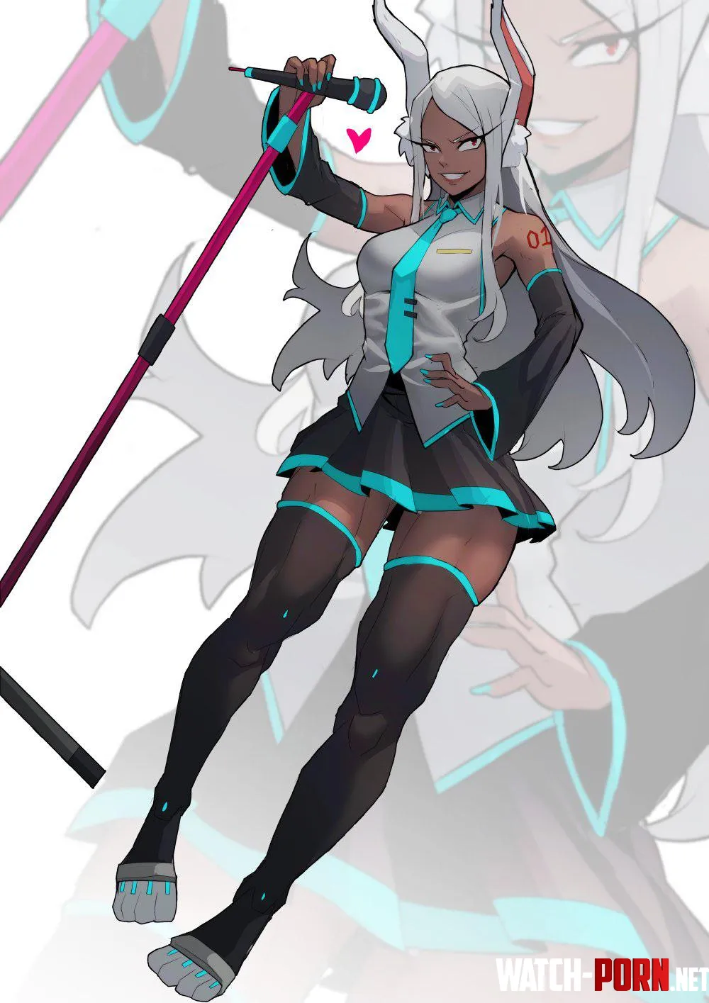 Hatsune Mirko (Foonie) by NautyNautilus