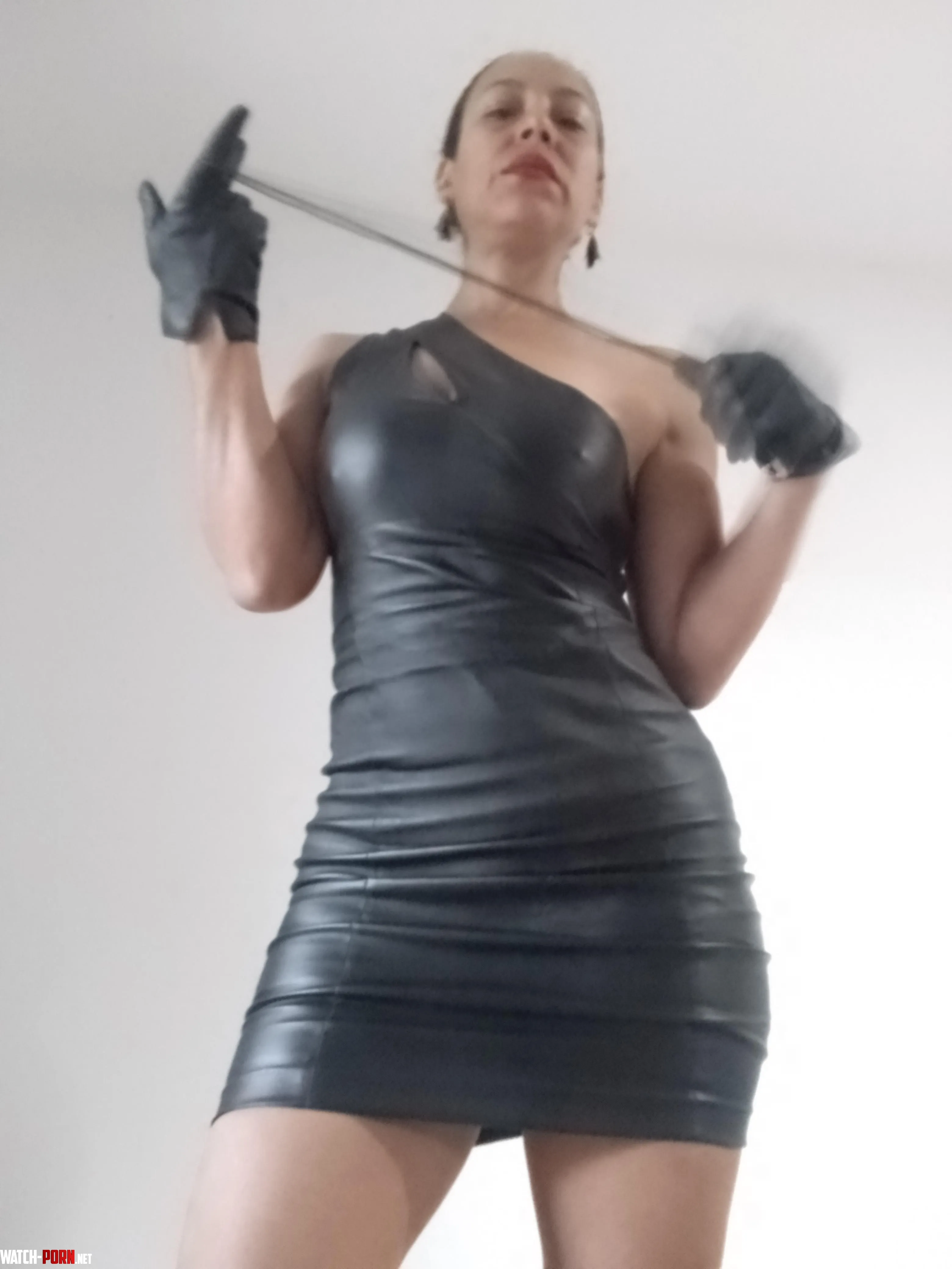 tight dress, gloves and... whip... You understand? 🧎 by GoodnessCindy