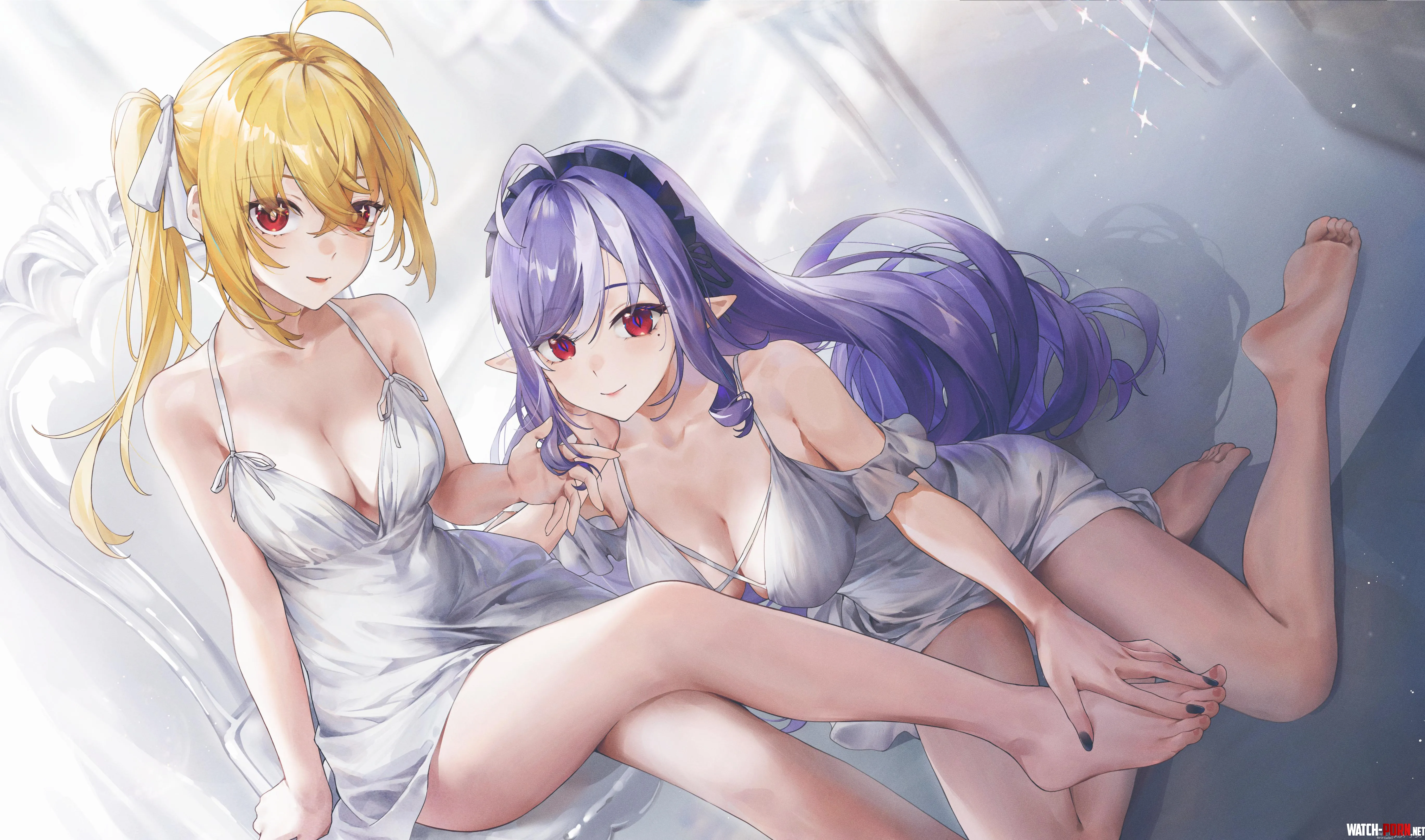 Vivian & Lucy in night gown [Zenless Zone Zero] by Silent_Steak_9540