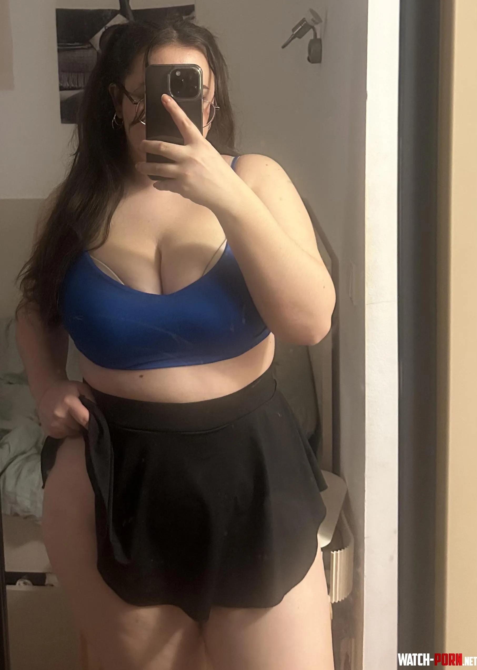 F 22 5.5  isn’t no panties the best under a short skirt ? by curvylittleekitten