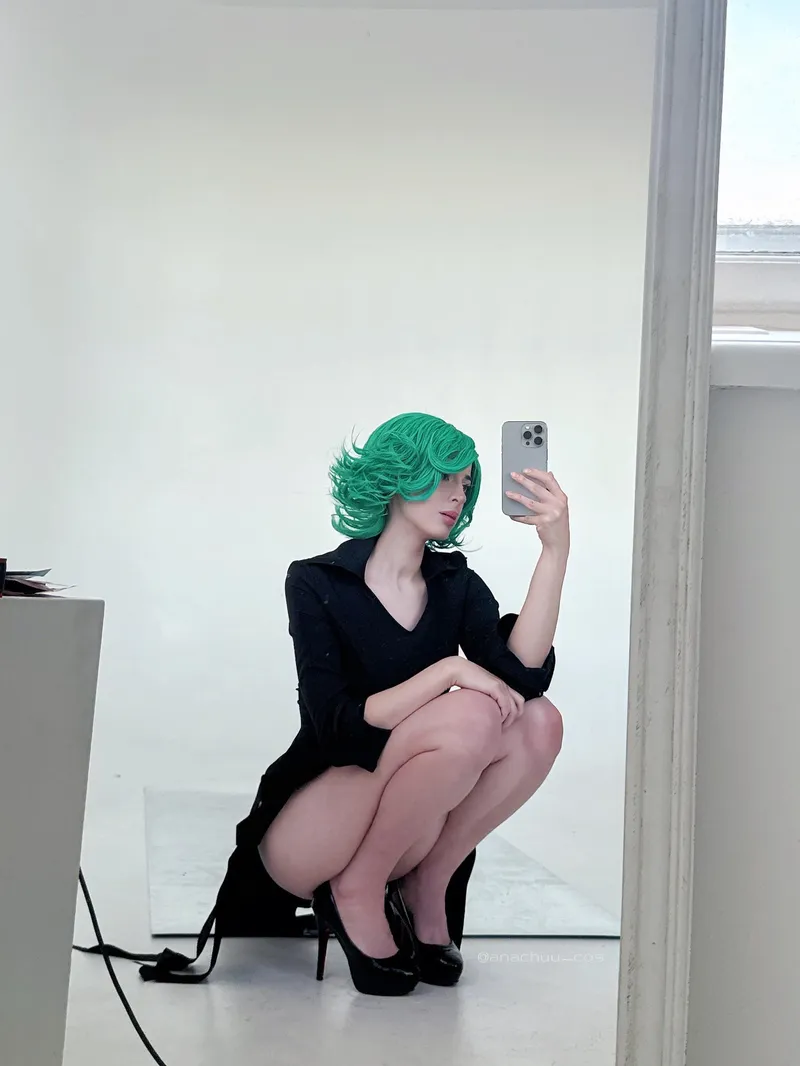 Thumbnail Ana Chuu Wows as Tatsumaki from One-Punch Man in CosplayLewd Scene