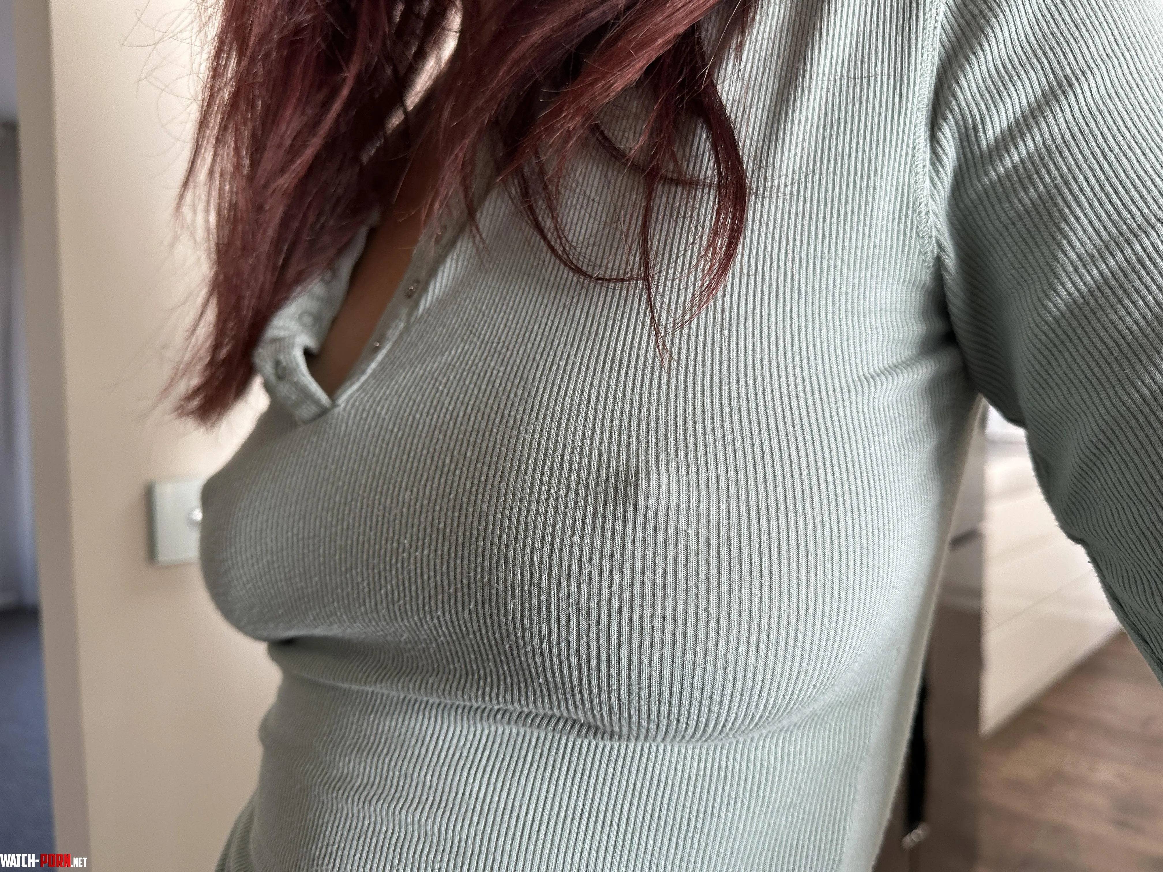 A little less shown than normal, but there’s something so erotic about nipples through clothes :) by qawsed_x