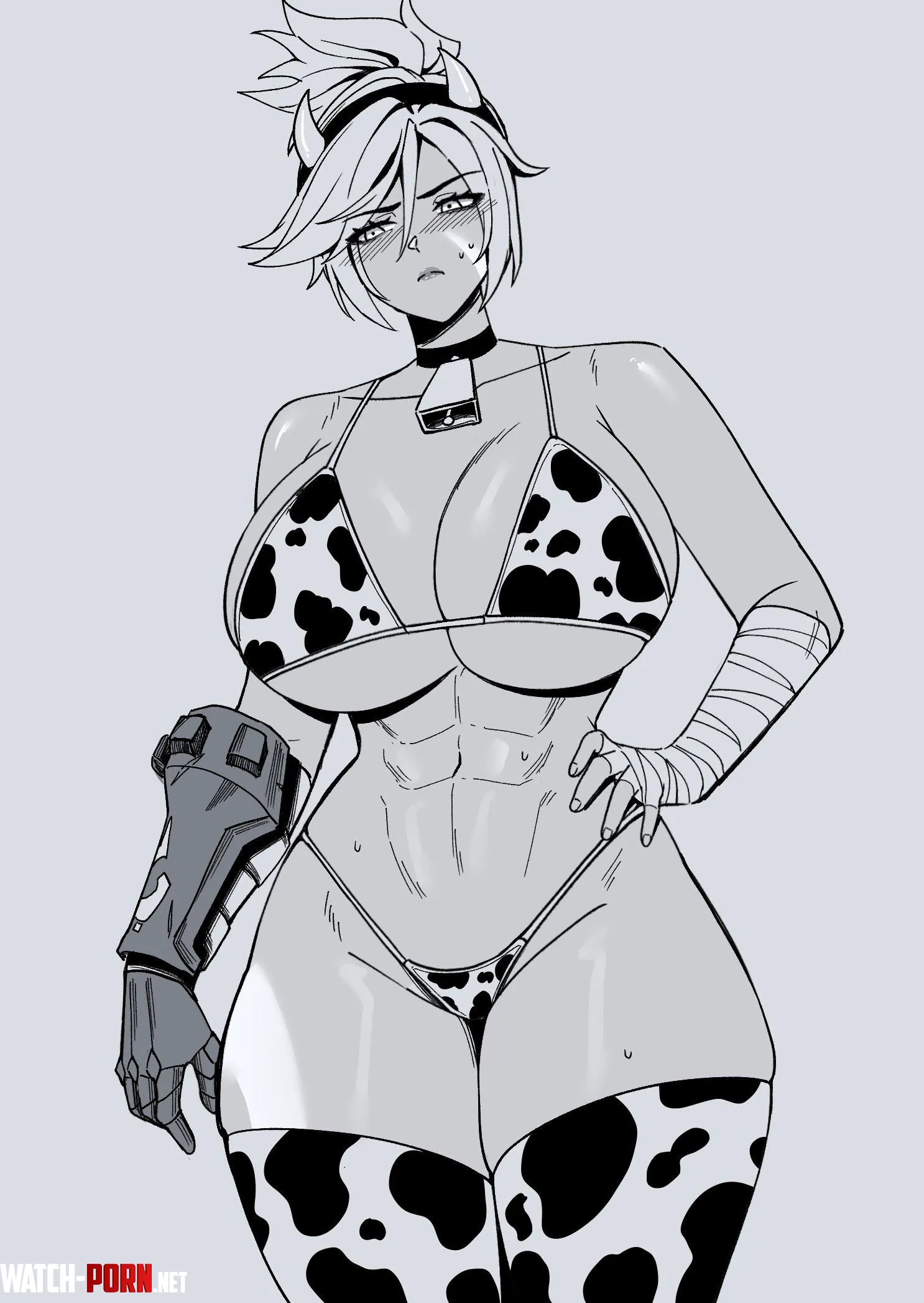 Cow Bikini Riven (Ryuukusnpaiart) by PM_me_Riven_NSFW