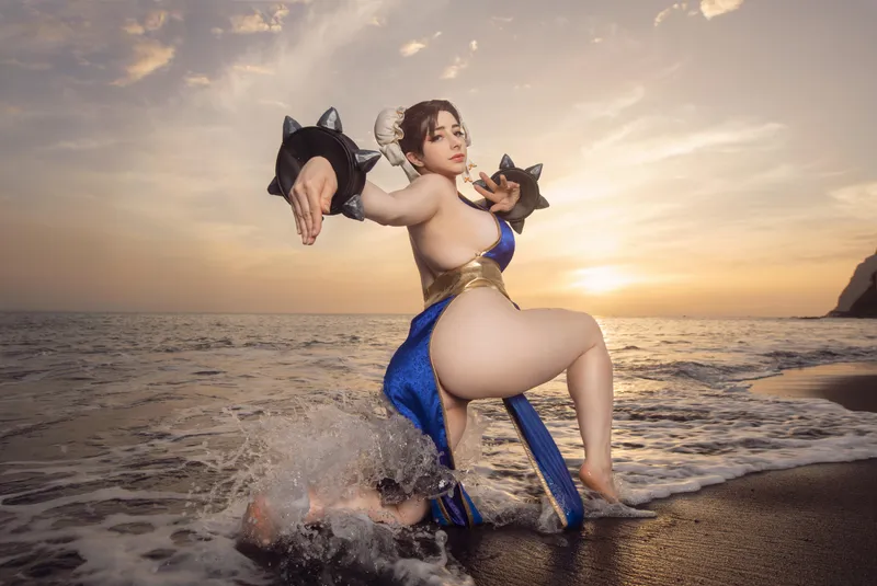 Thumbnail Chun Li Street Fighter Cosplay by Mikomihokina on CosplayButts