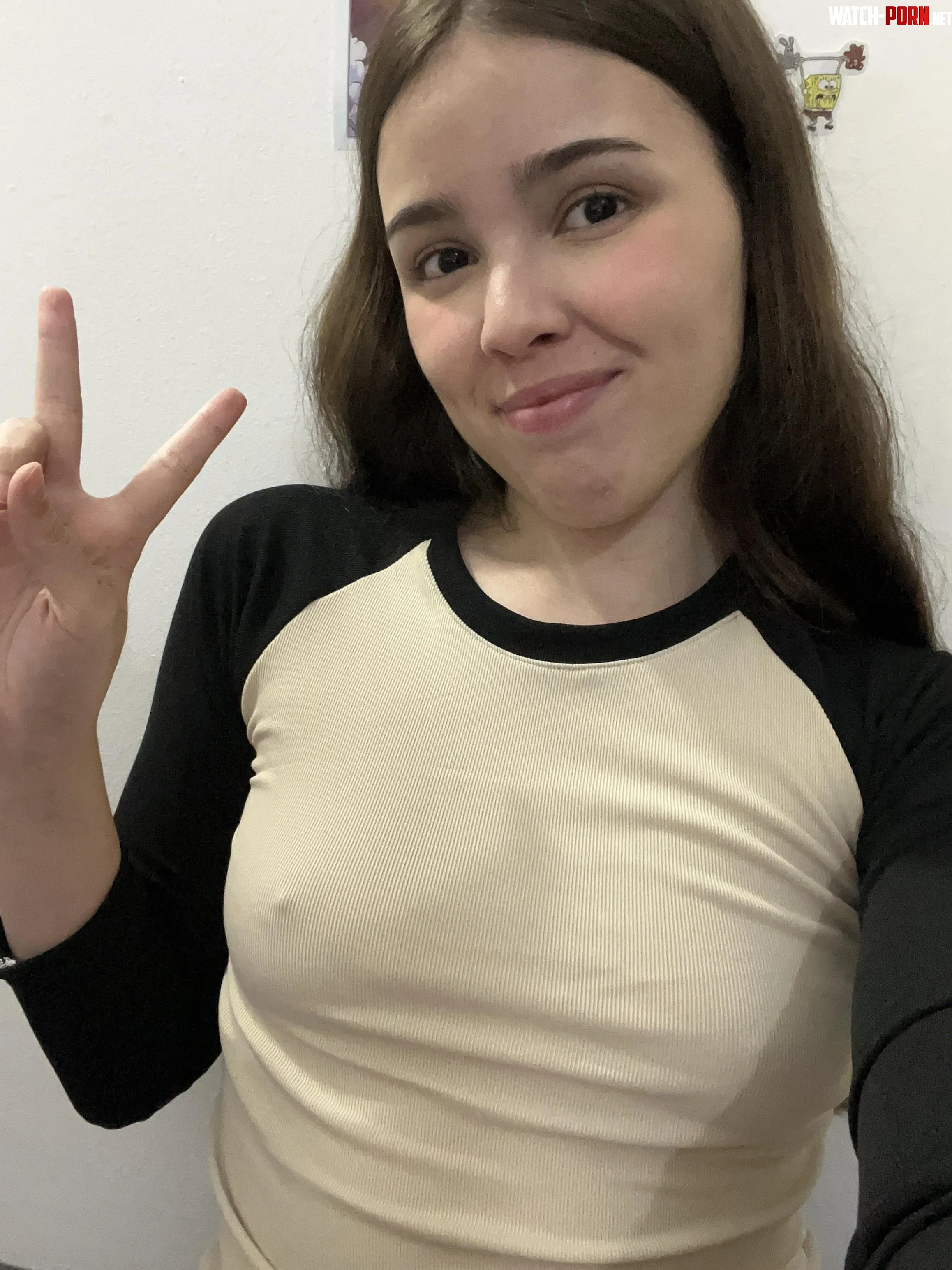 Letting my pokies breathe by not wearing a bra by lulucuddles