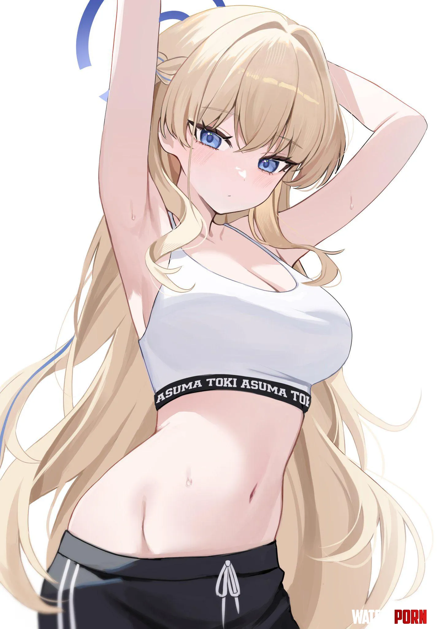 Toki stretching [Blue Archive] by marxsander2016