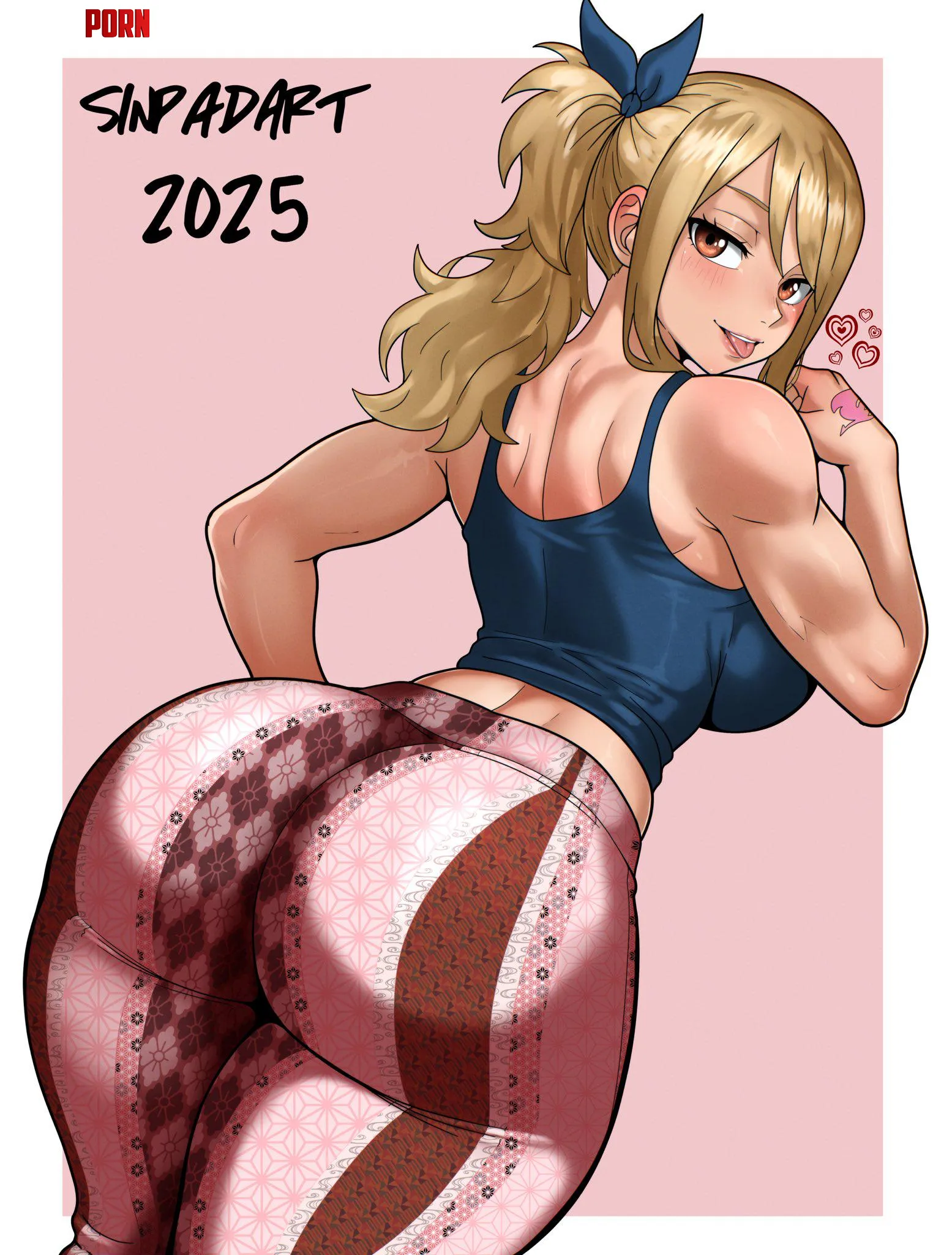 Lucy Heartfilia From Behind [Fairy Tail] by A_MASSIVE_PERVERT