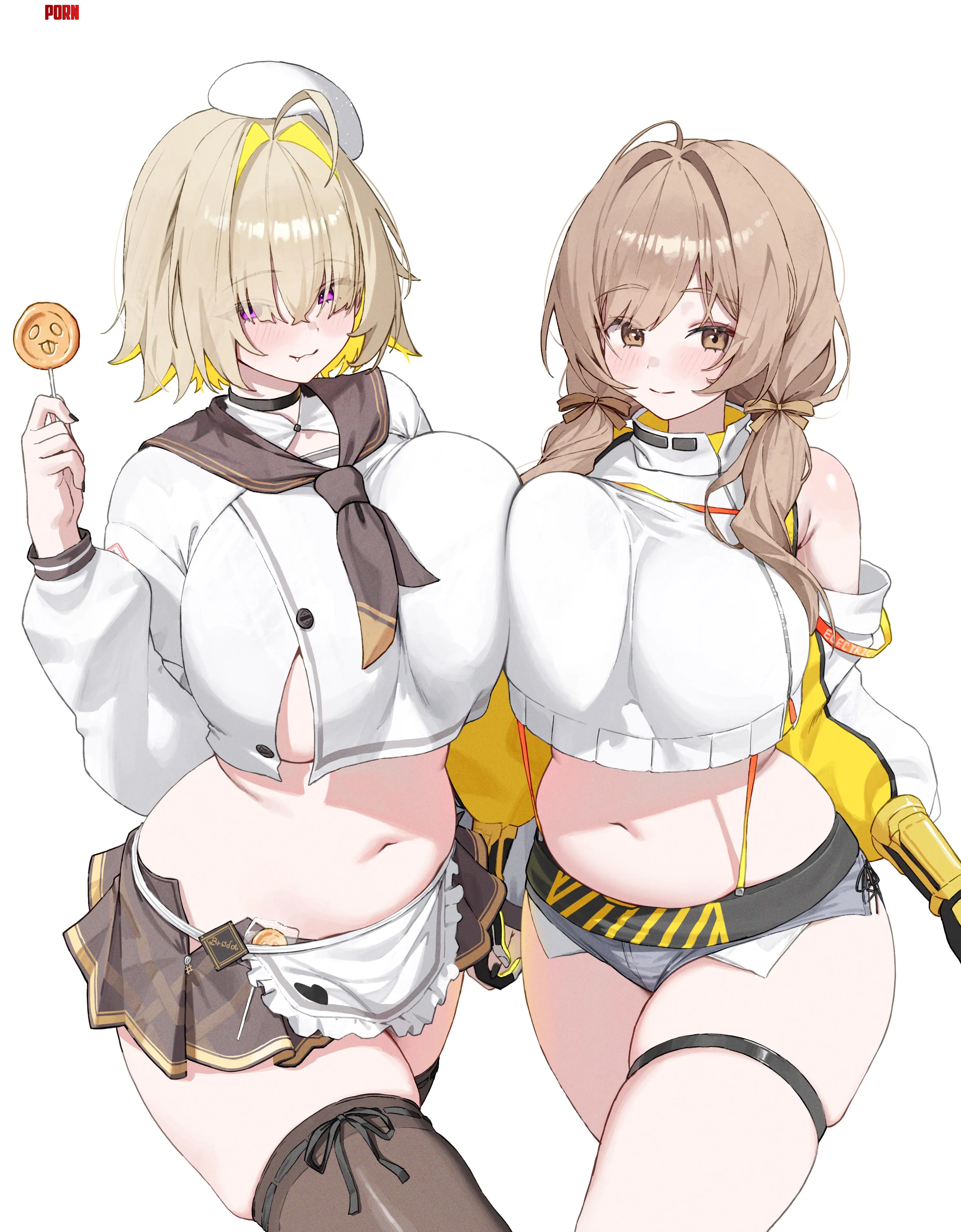 Elegg & Bready swap outfits [NIKKE] by LafterMastr