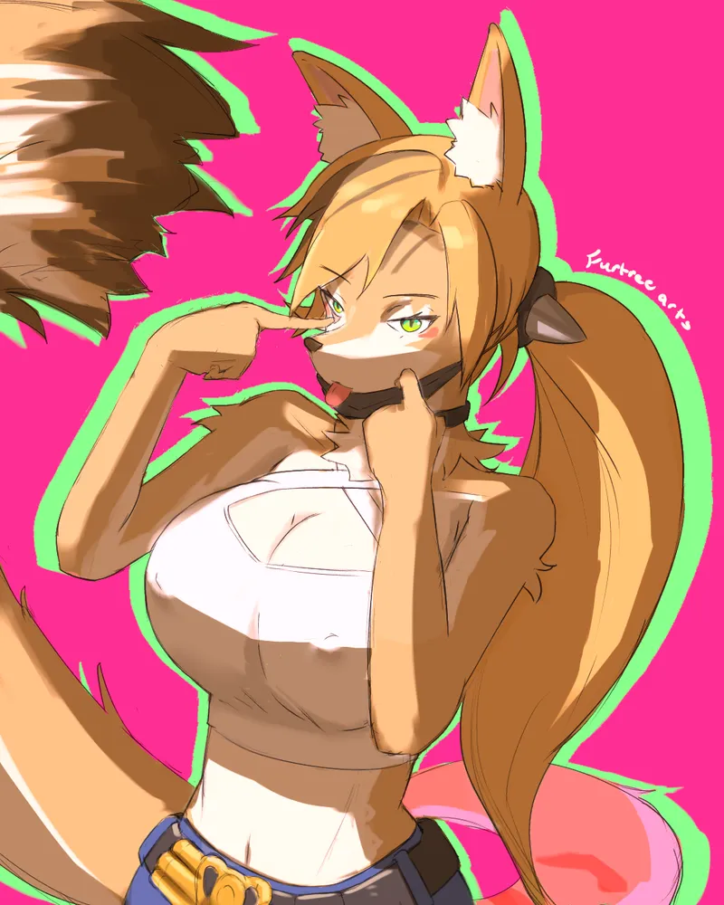 Thumbnail feeling cute and sassy :p by FurTreeArts