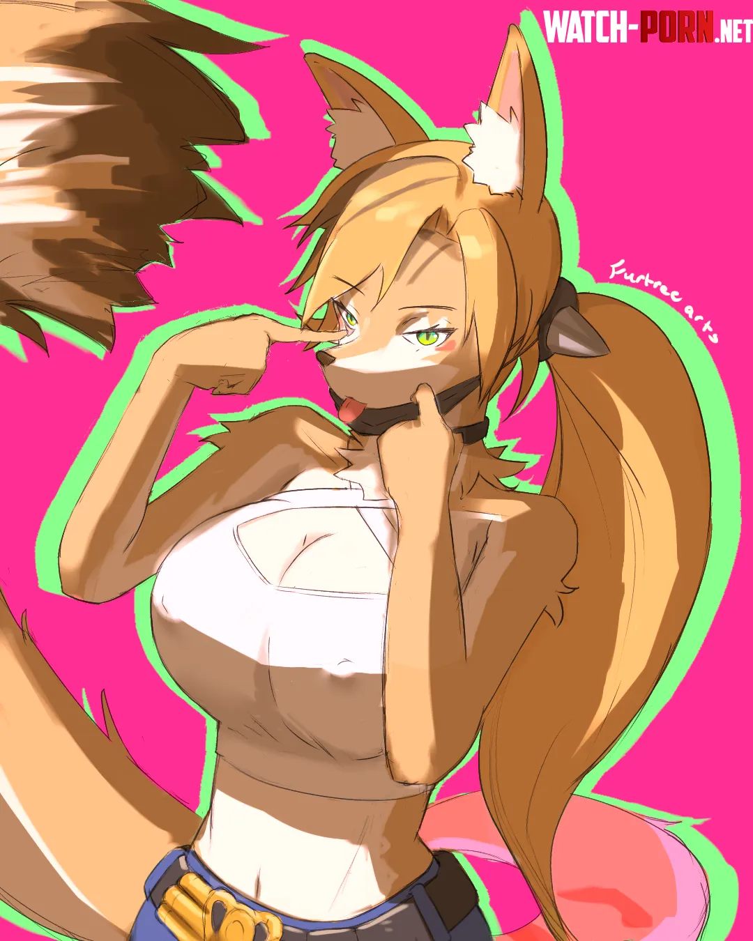 feeling cute and sassy :p by FurTreeArts