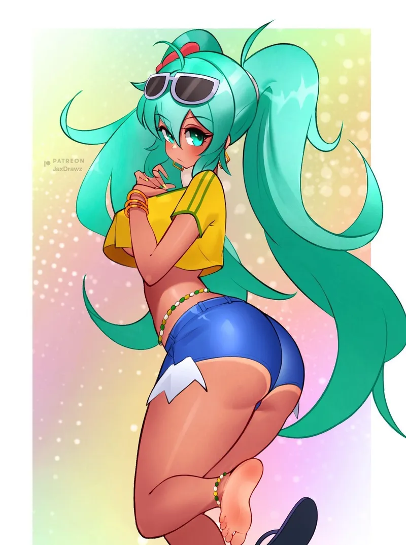 Thumbnail Discover Brazilian Miku's Enchanting Rear View