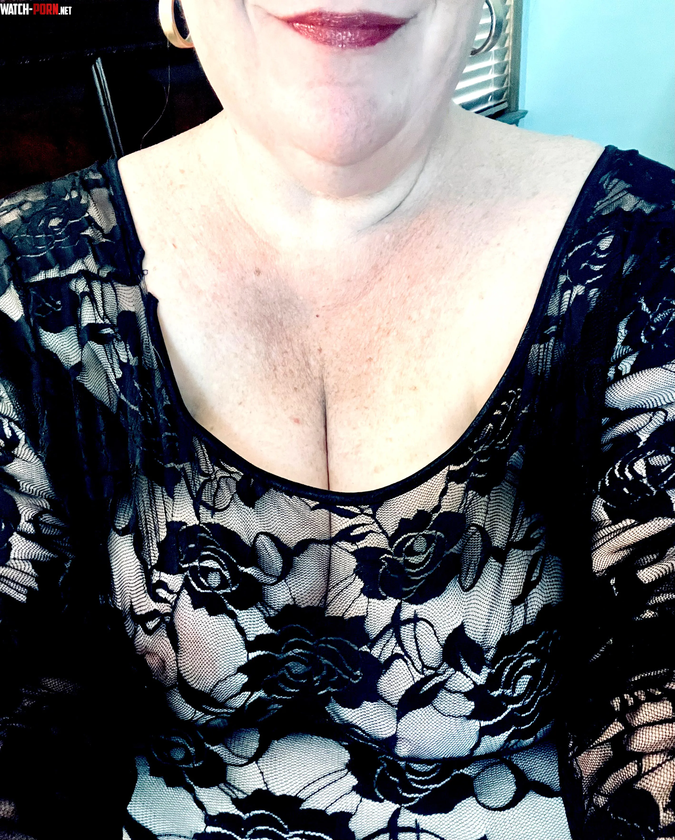 “Silk and satin, leather and lace, black panties with an angel’s face.” by coffeelovingmama