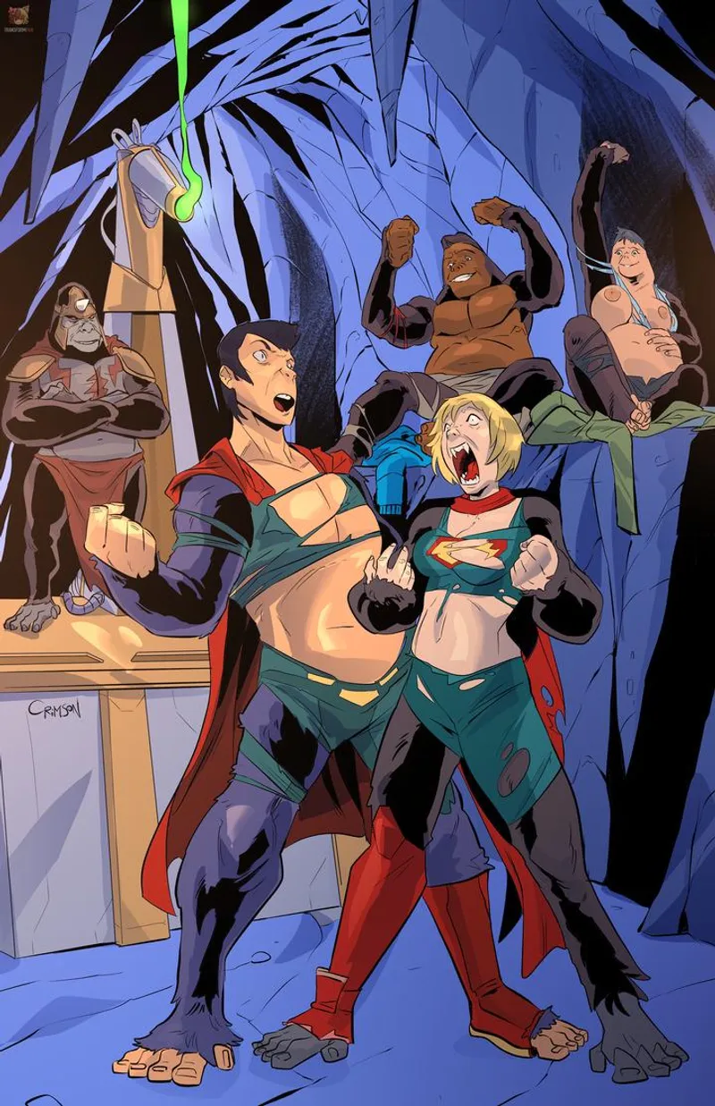 Thumbnail Unveiling Grodd's Transformation Tale by Cezar_Nix
