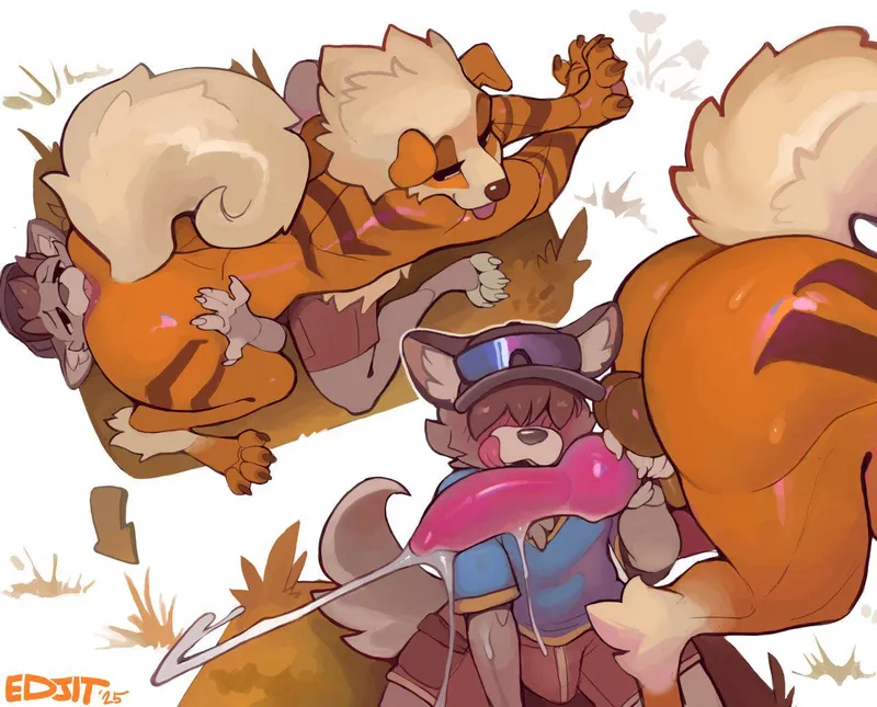 Thumbnail Edjit's Park Encounter: Having a Quick Snack in the Park [M/M]