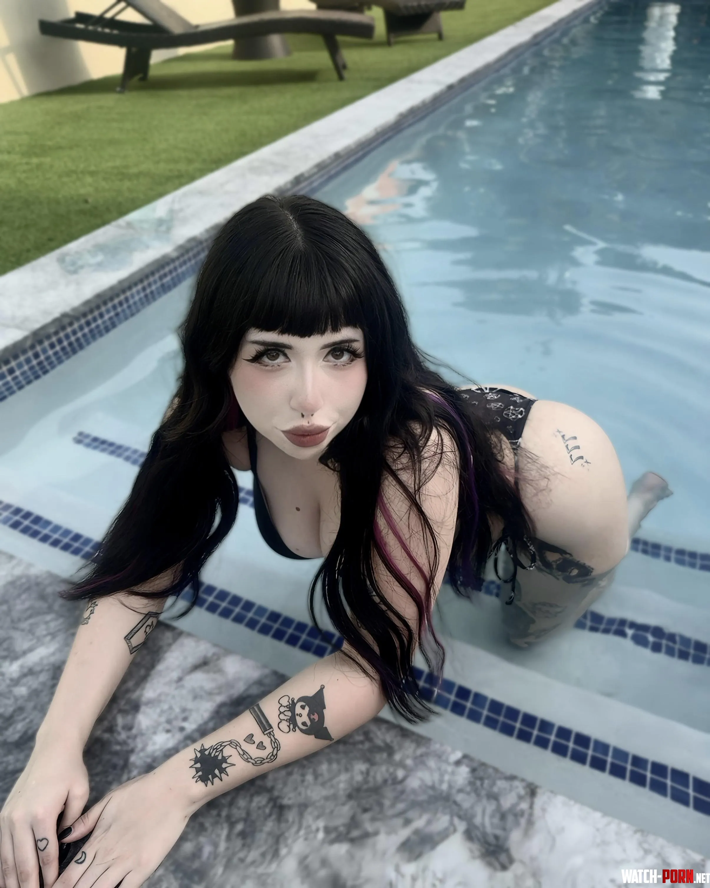 WYD if you see an emo girl by the pool? by bunbrat