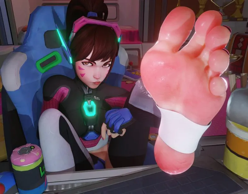 Thumbnail Striffeszz Delivers D.VA's Power in Vibrant Rule34feet Cosplay