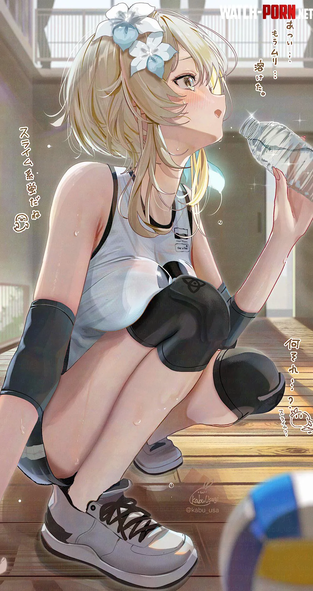 Water Break Lumine [Genshin Impact] (Kabu_usa) by A_MASSIVE_PERVERT