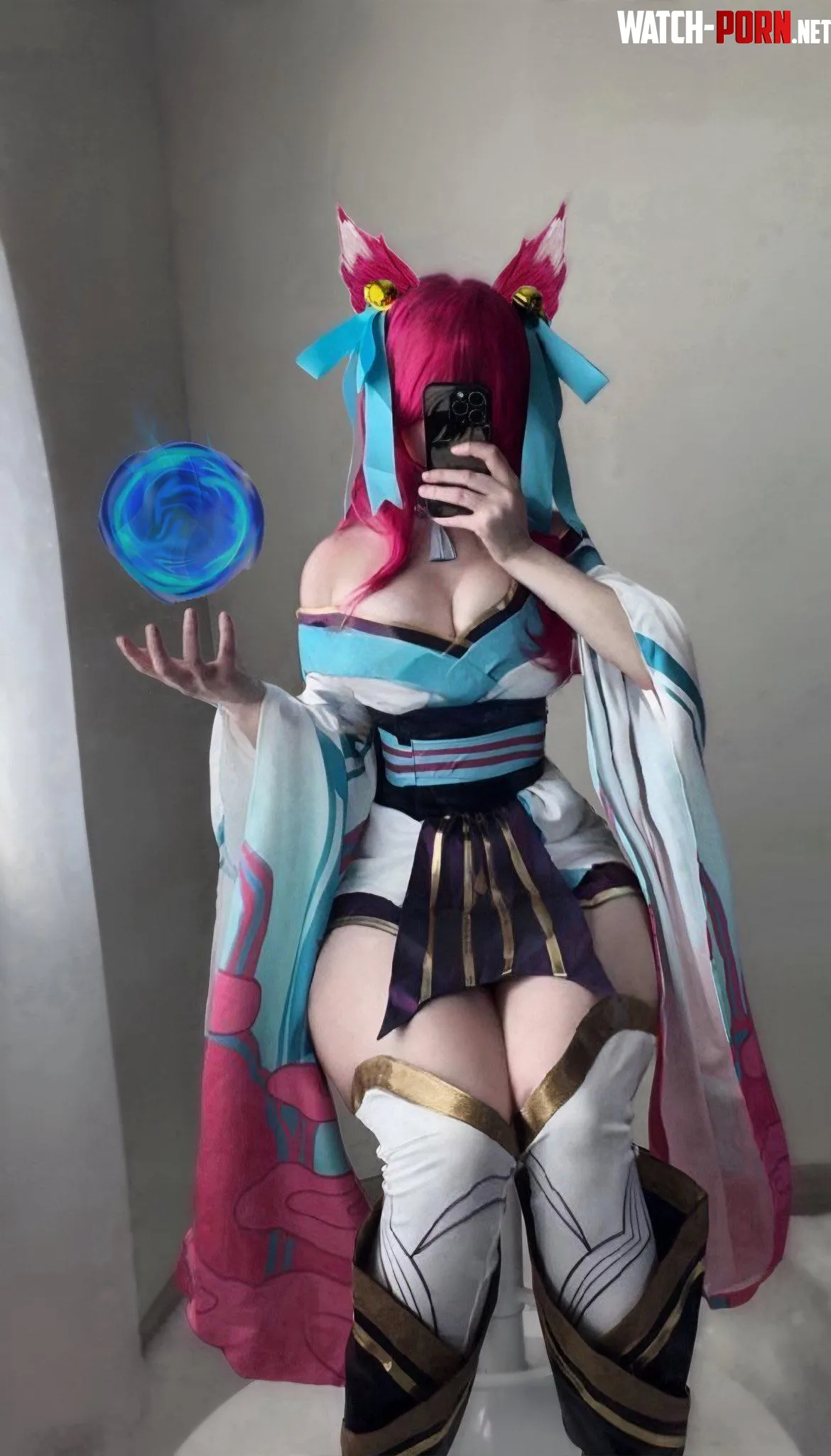 Spirit Blossom Ahri by Kltt3y by bbybunnygirl