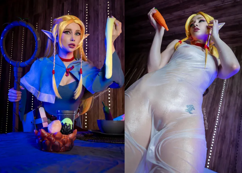 Thumbnail AeryKorvair Showcases Marcille Cosplay from Delicious in Dungeon [OC]