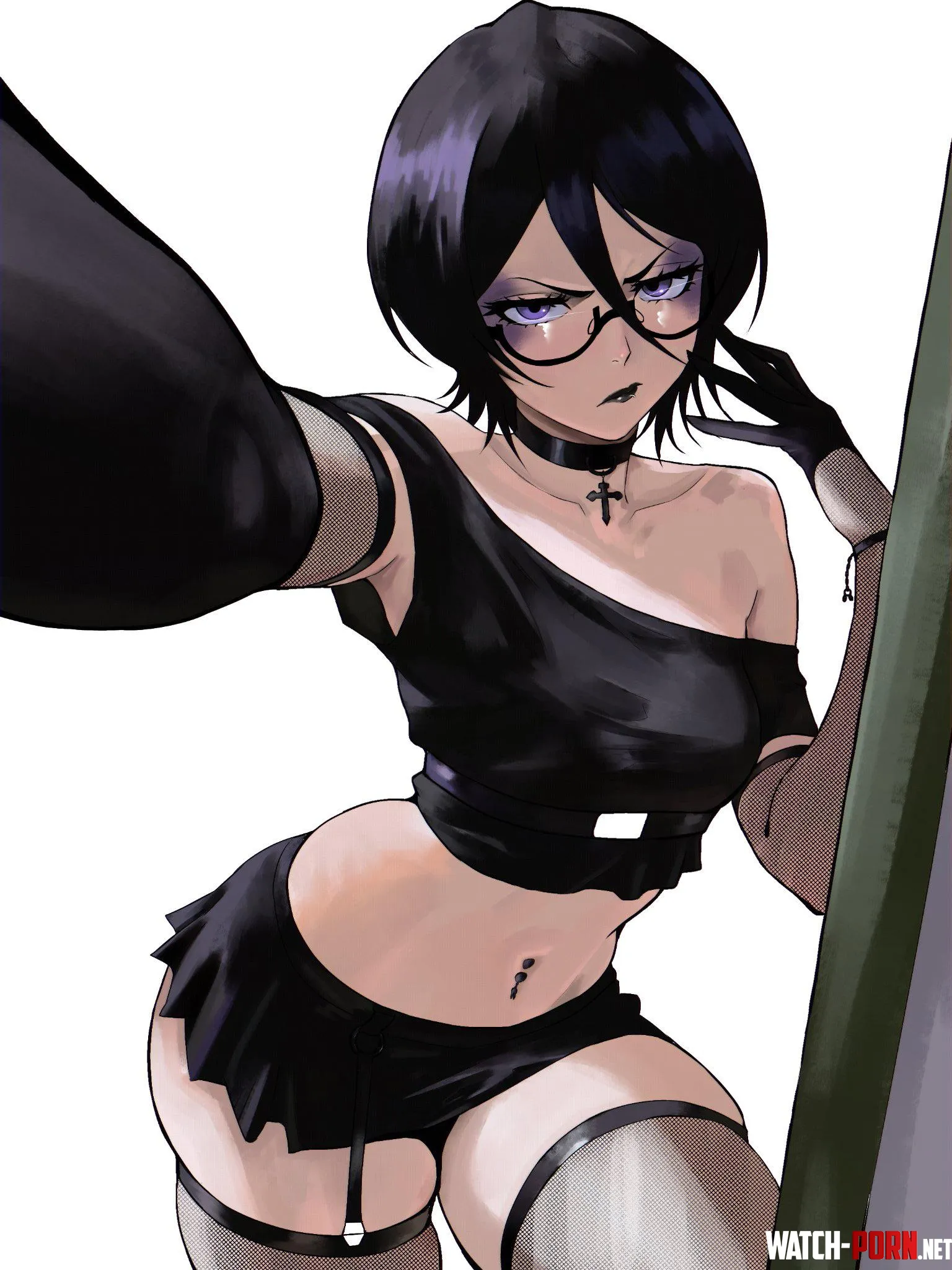 Goth Rukia [Bleach] by A_MASSIVE_PERVERT