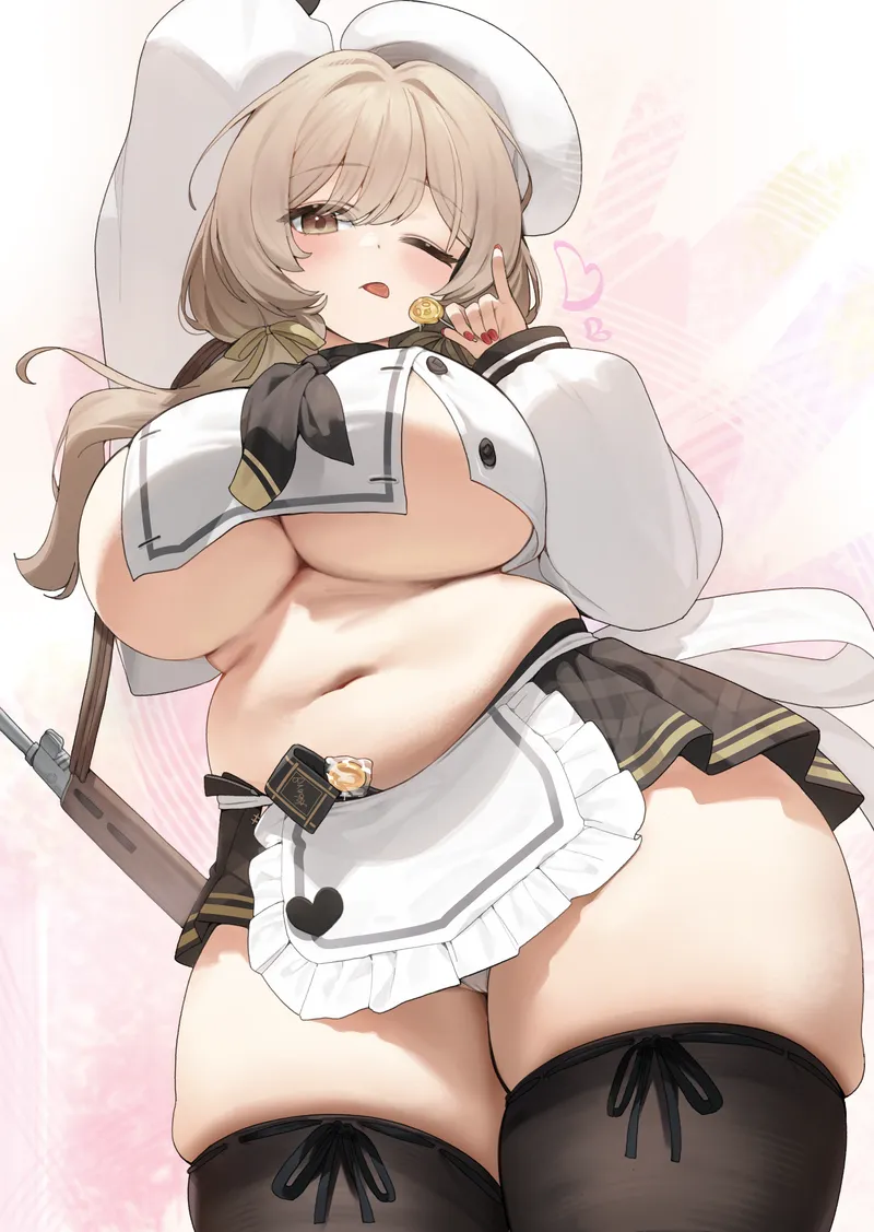Thumbnail Bready's Seductive Glare [NIKKE] by LafterMastr | BigAnimeTiddies