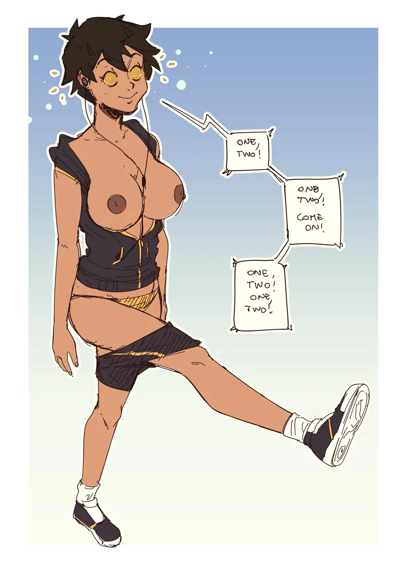 Thumbnail Hypnotic Art and Taned Tomboy Magic by M1st3r_H