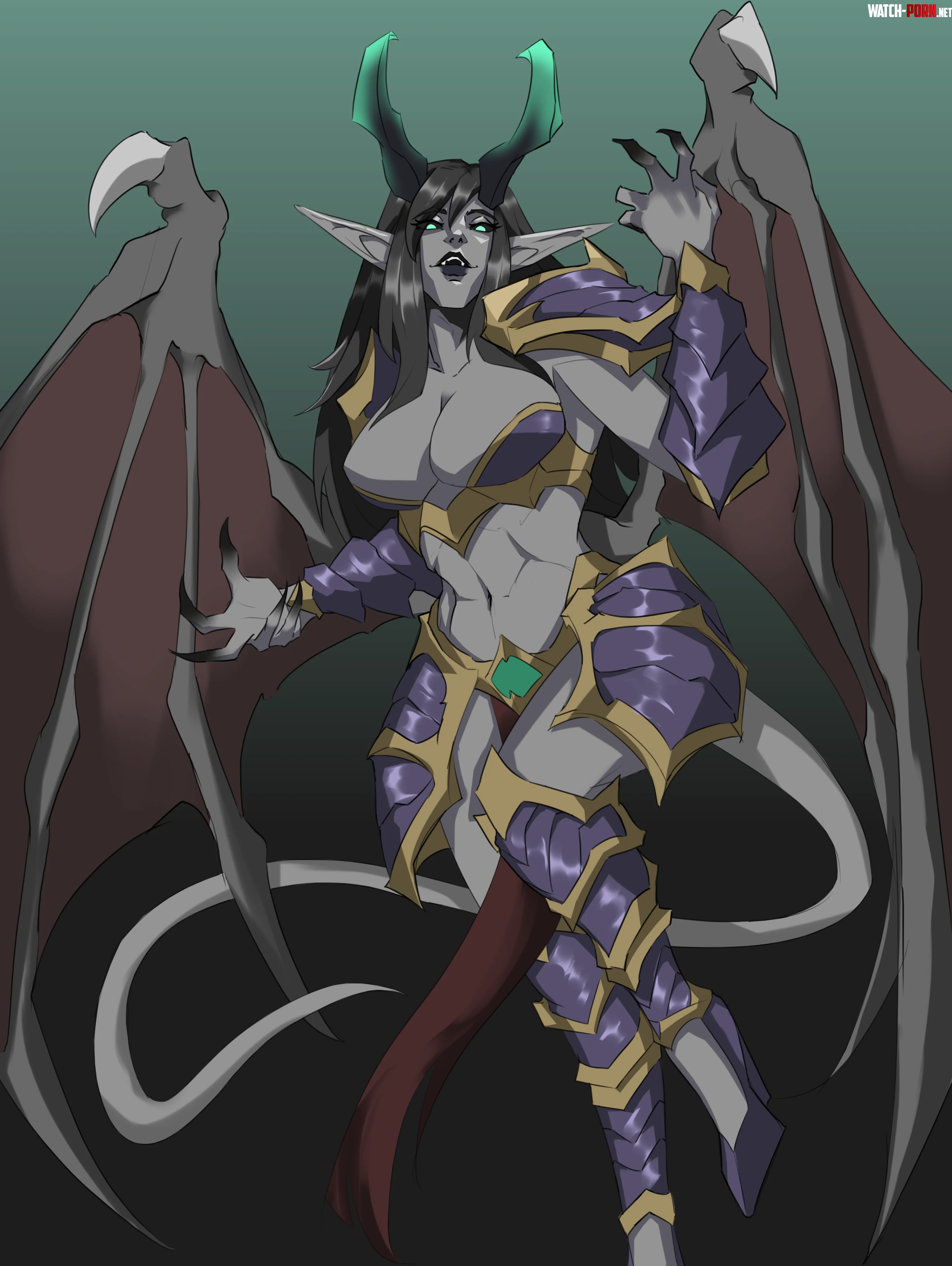 Dreadlord Jaina from HoTS by chilled_viber