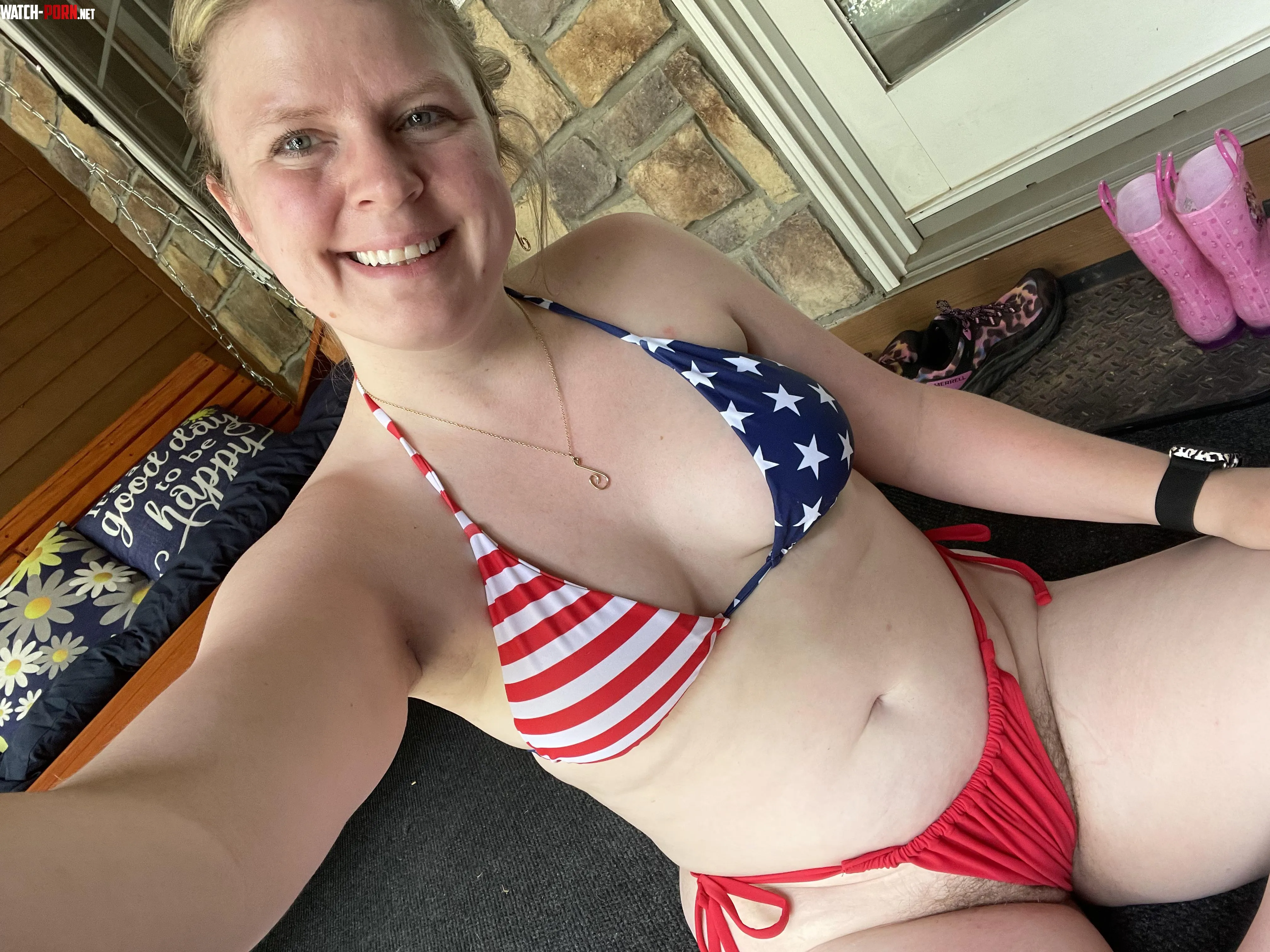 We still love the Stars and Stripes bikini by tightpixienurse