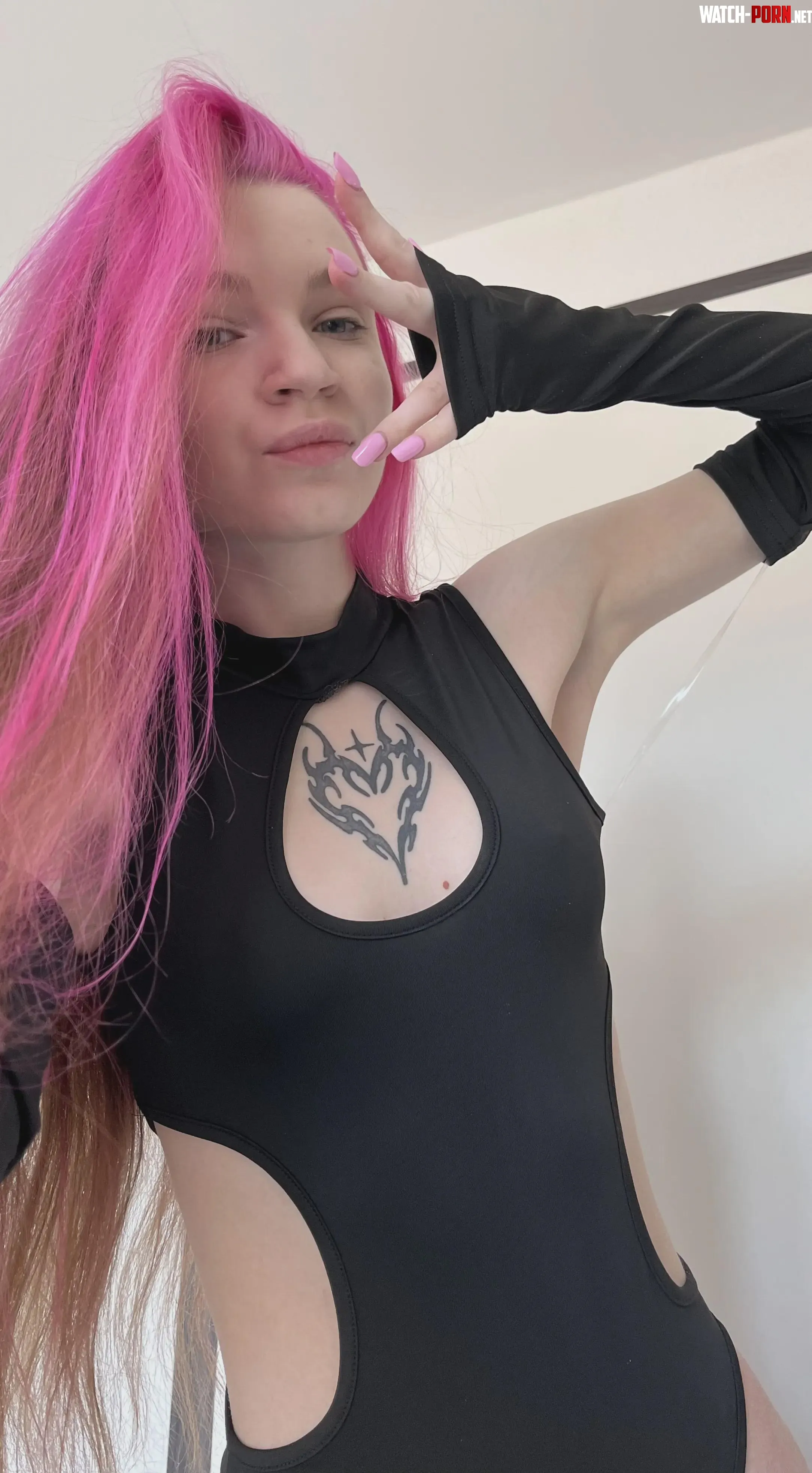 my pale face looks perfect in bodysuit by CosmicGlimpse