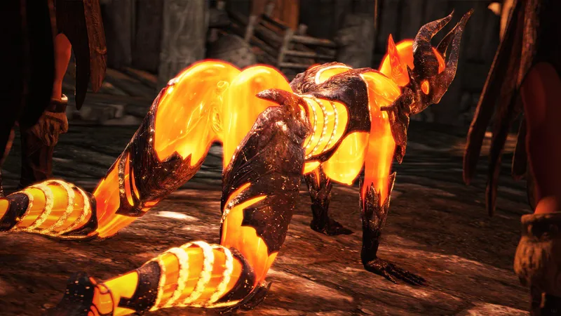 Thumbnail Brave Encounters: WildyNSFW's Fire Atronach Delight | ThiccSweatyDarkMommy