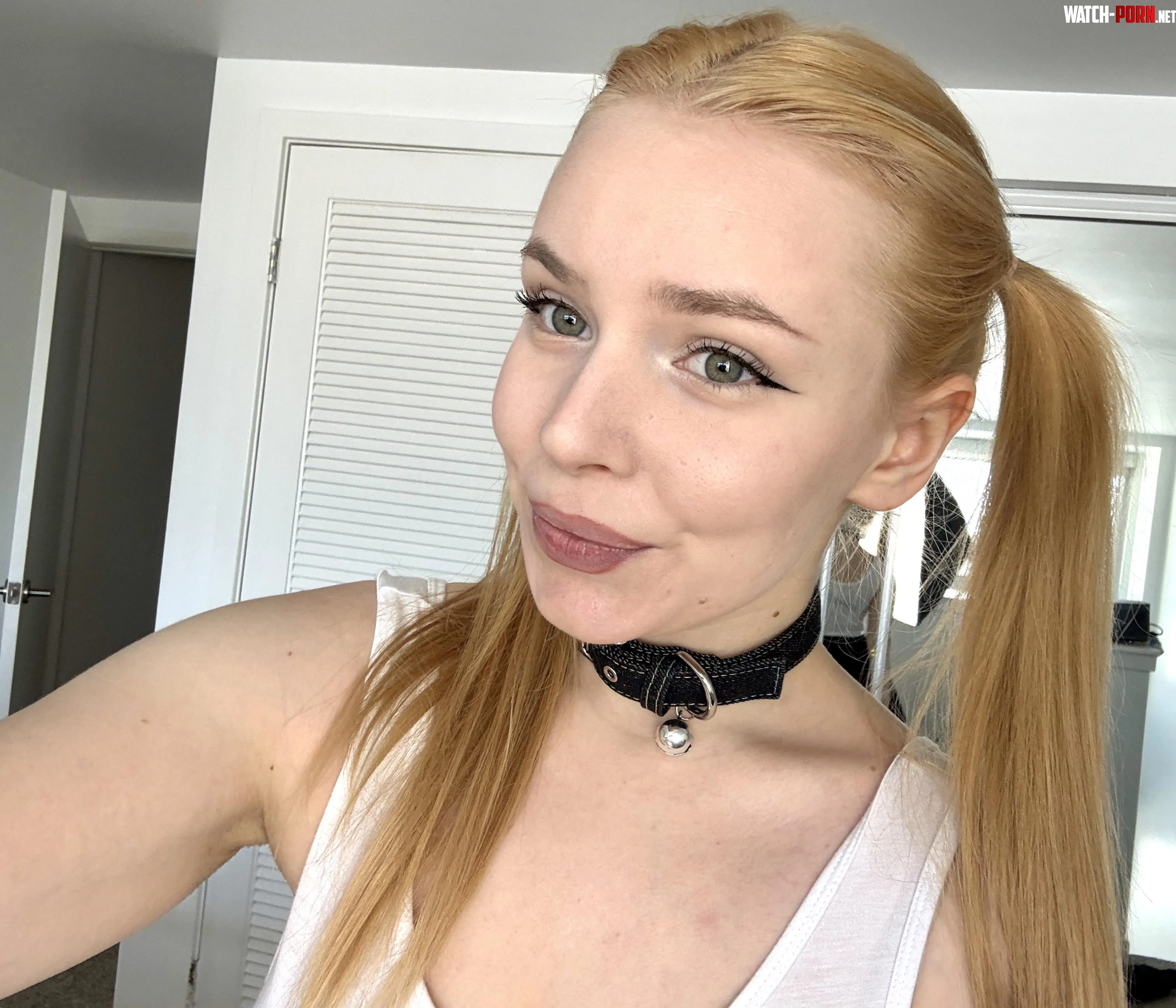 Are you more turned on by the pigtails in this pic… or is it the collar that’s got you feeling things? by ChicrRadiance