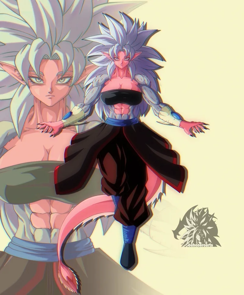 Thumbnail Exquisite Artistry: A Sensual Depiction of Android 21 - FitDrawnGirls