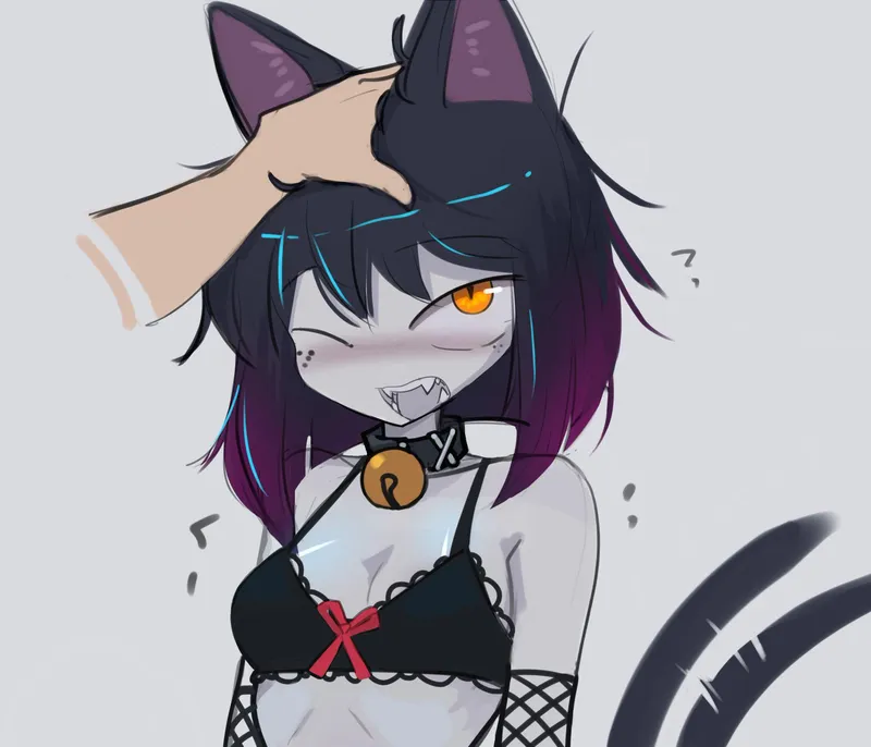 Thumbnail Sweet Monster Girls: Head Pats for the Kitty
