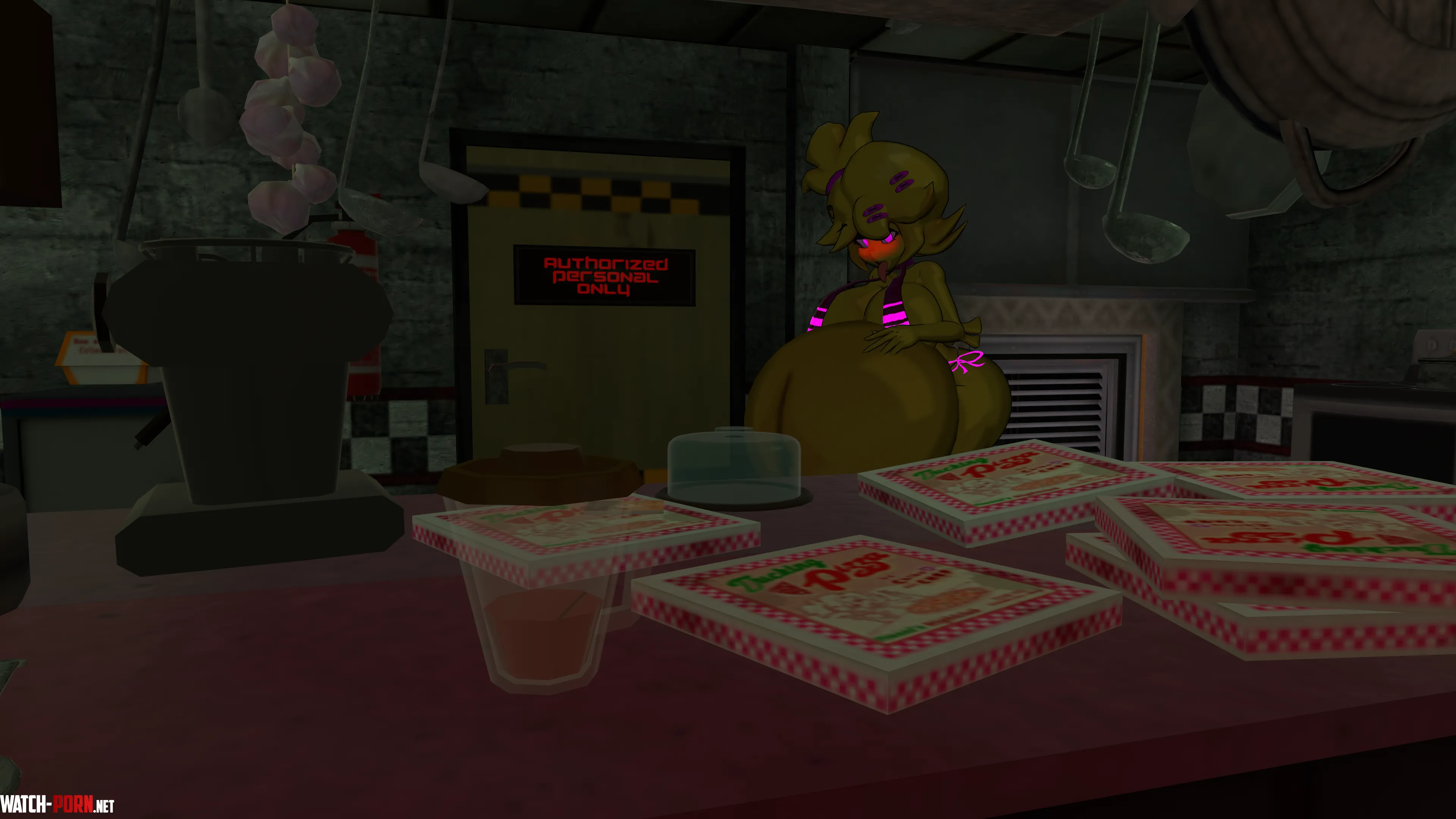 {image} {by me} looks like Chiku had a bit to much pizza~ and a person or 2~ by star_wars_good