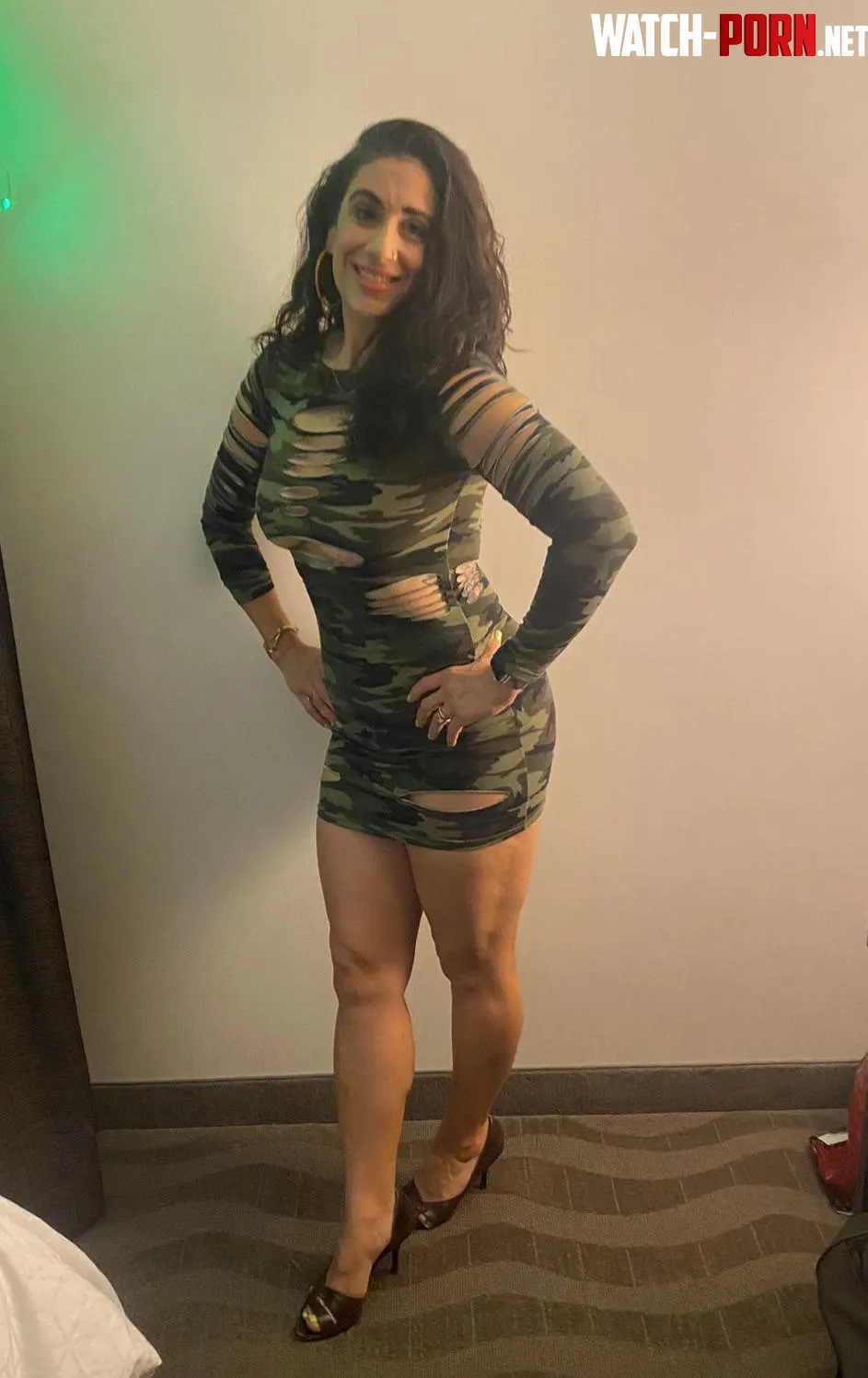 Camo Dress For Memorial Day by FullBushHotwife