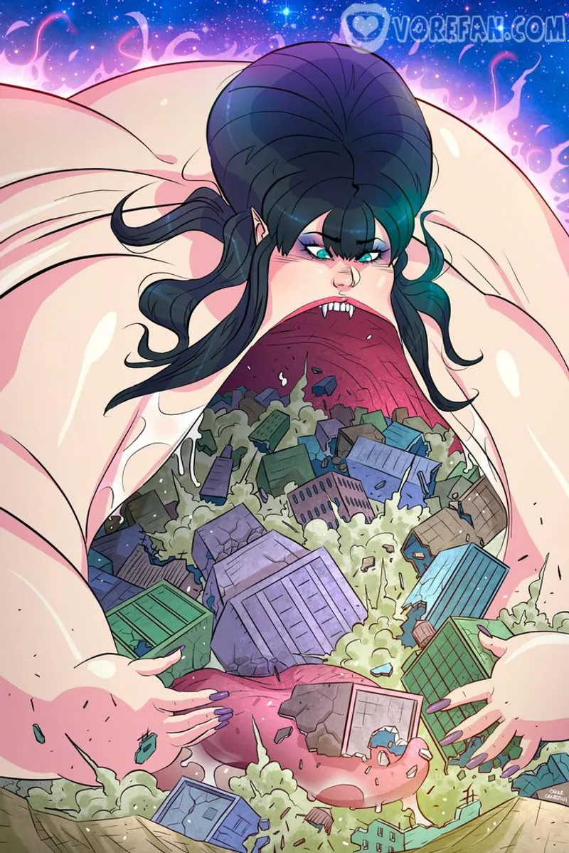 Thumbnail Giantess Fantasies: Galactus vs. The Unstoppable Cezar_Nix in Vore