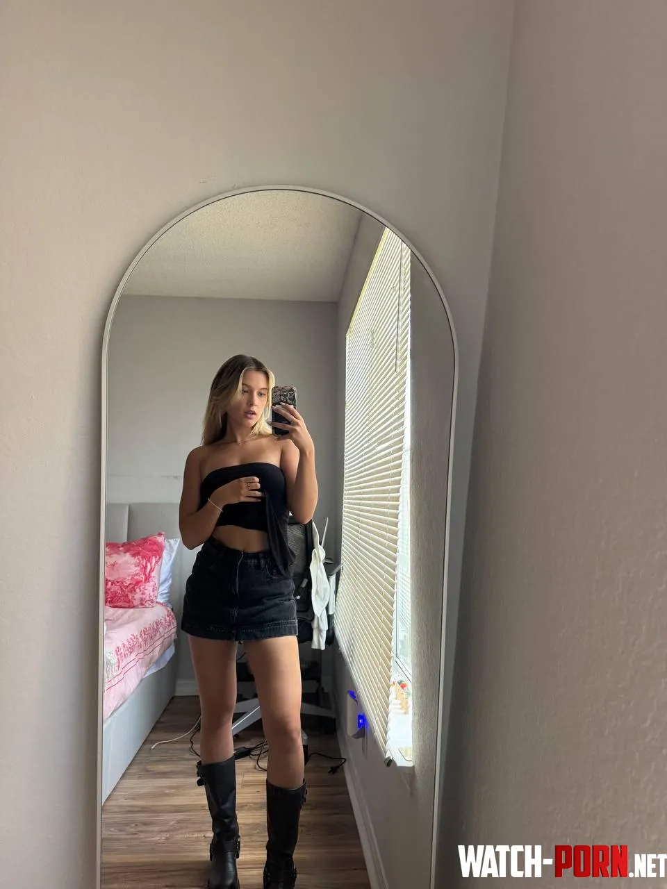 These cute little boots match my entire outfit by BrandeeKania