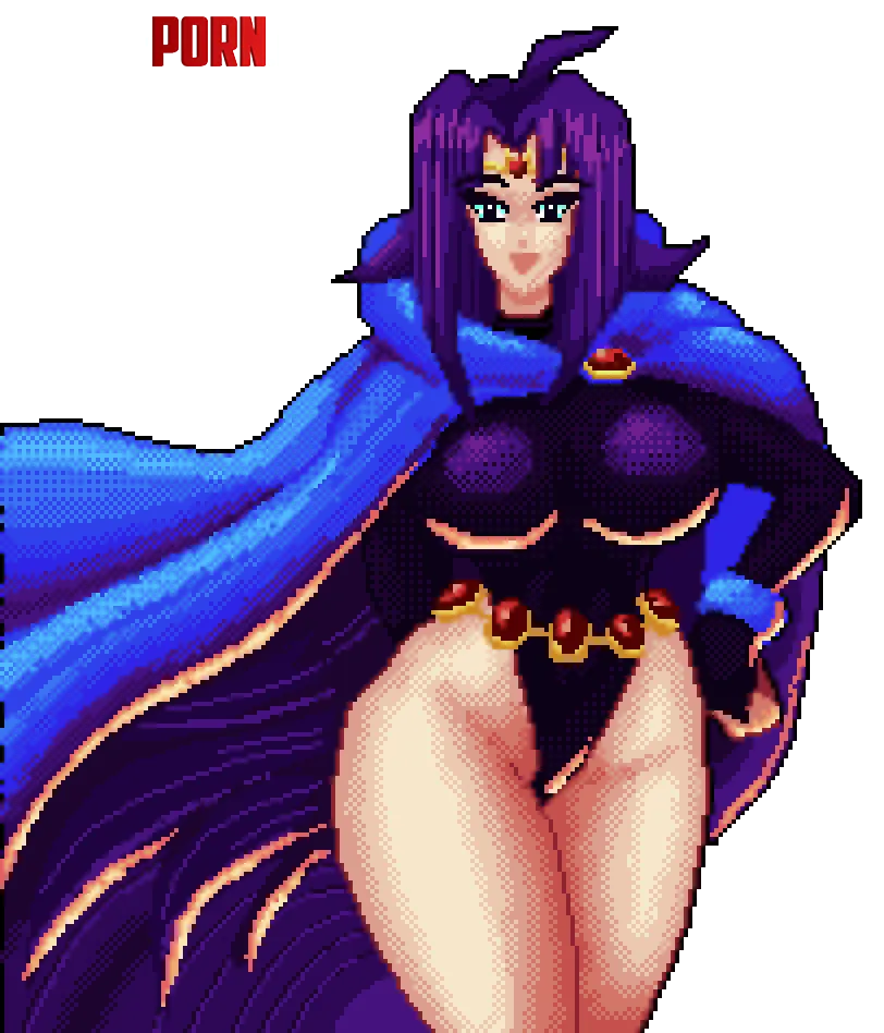 Naga The Serpent wearing Raven's outfit by Puzzleheaded_Car9748
