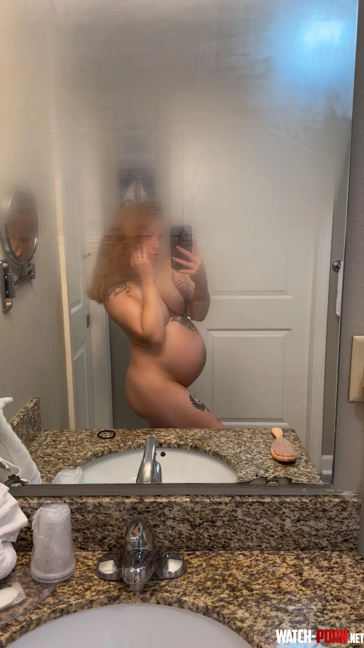 Happy to be on vacation :) how’s my pregnant body looking? 😏 by wildlymee