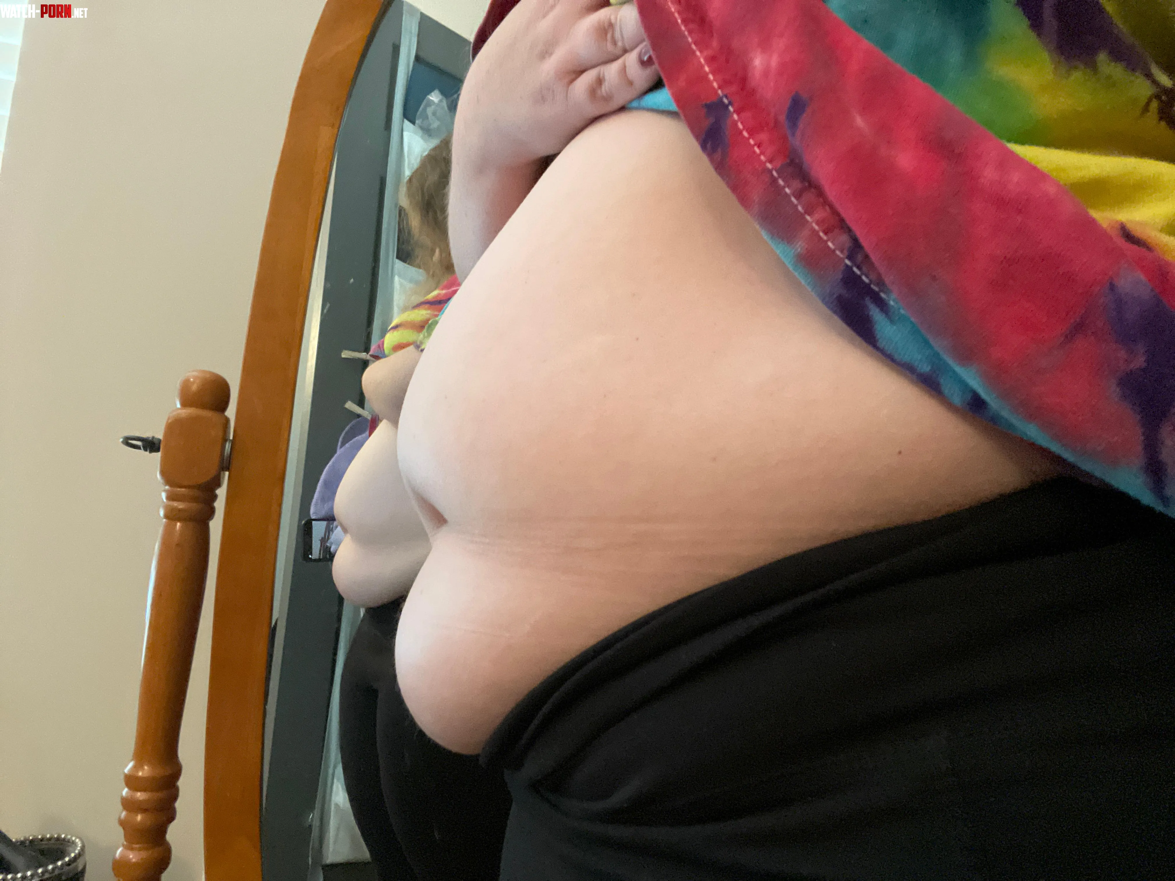 Super bloated After dinner by MissNicoleCoquette