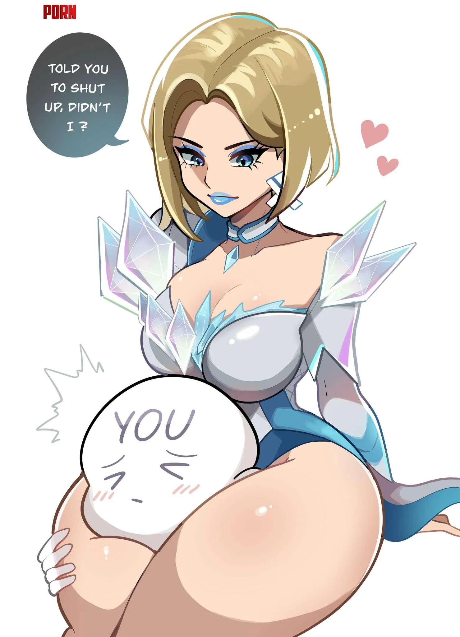 Emma Frost crushing your head with her thick sexy thighs [Marvel Rivals] (Touyarokii) by SeaRelationship777